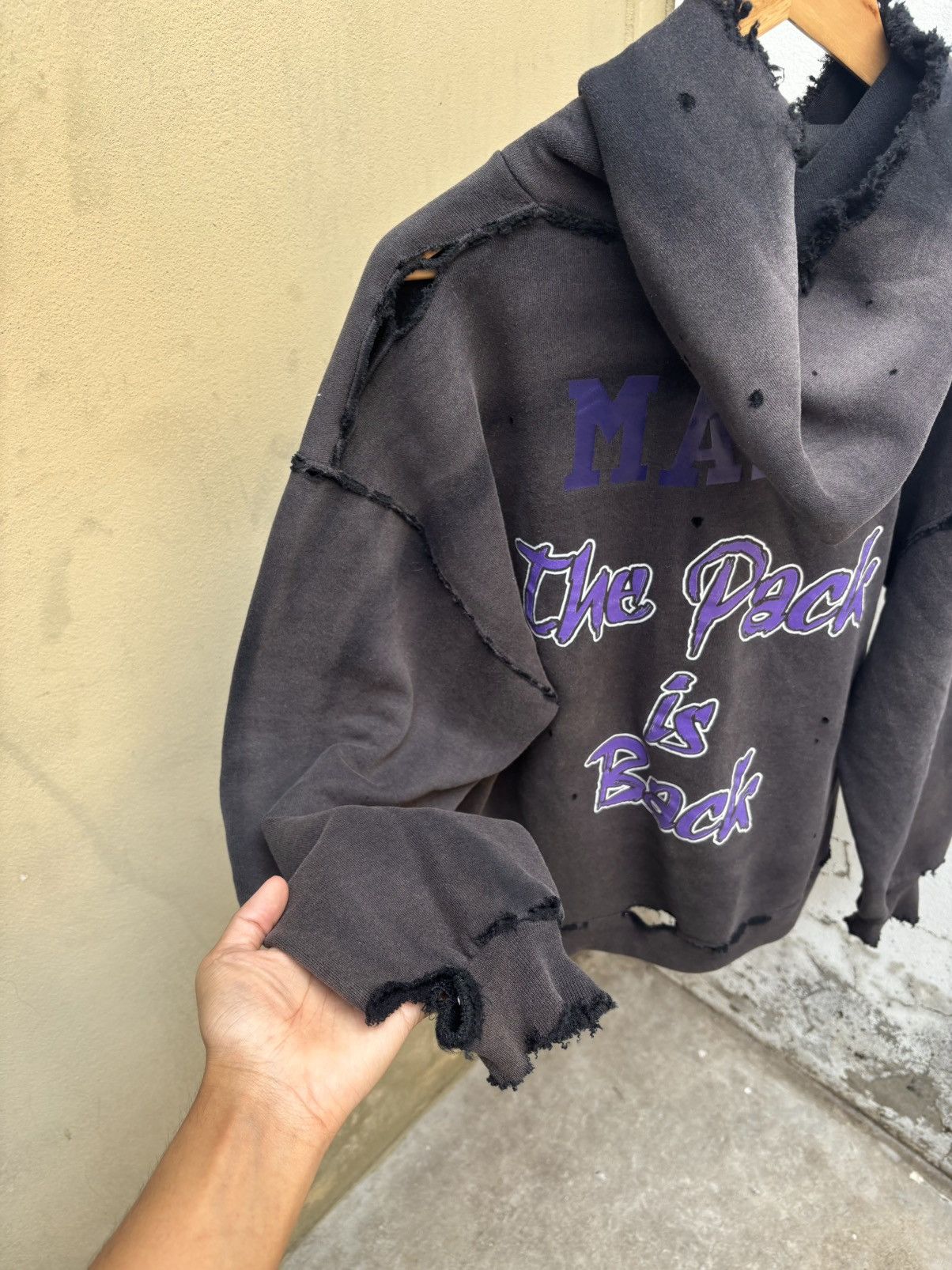 Vintage Faded Distressed Thrashed Russell Hoodie Douglas County ERD Size US L / EU 52-54 / 3 - 16 Thumbnail