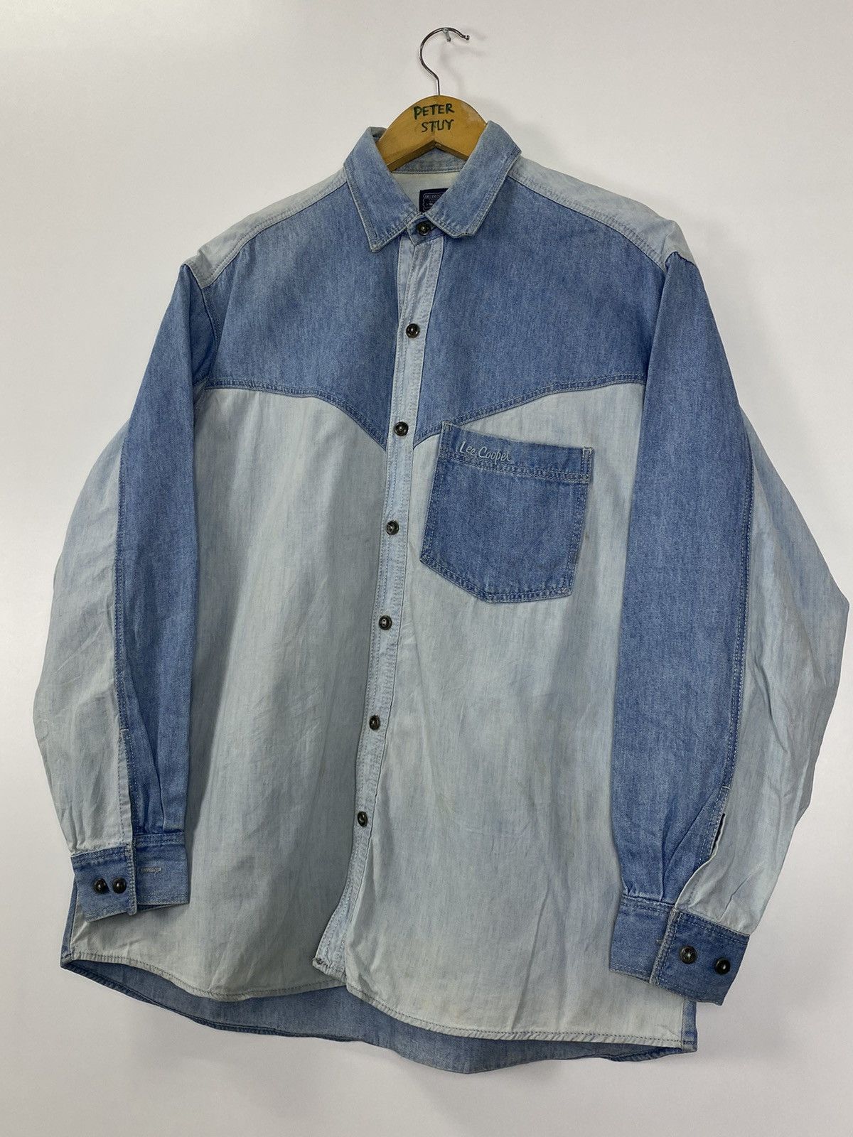 Lee × Vintage Vintage 90’s Lee Cooper Western Denim Jacket Size US M / EU 48-50 / 2 - 3 Thumbnail