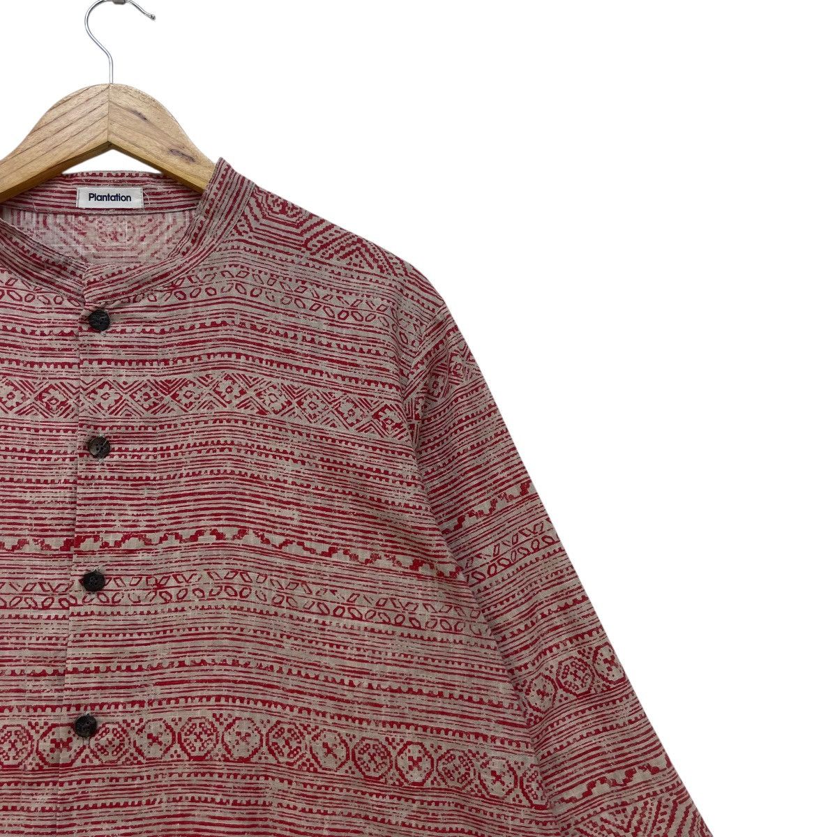 Issey Miyake 💥Vintage Plantation Over Printed Shirt Jacket Size M / US 6-8 / IT 42-44 - 4 Thumbnail