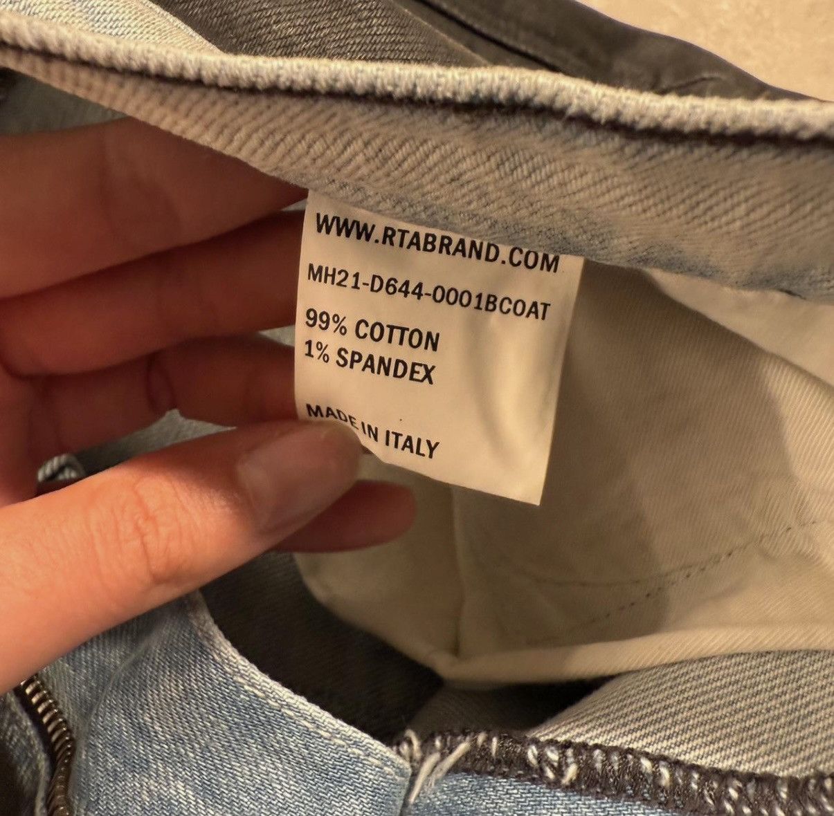 Rta Black RTA Bryant Distressed Jeans Size US 30 / EU 46 - 4 Thumbnail