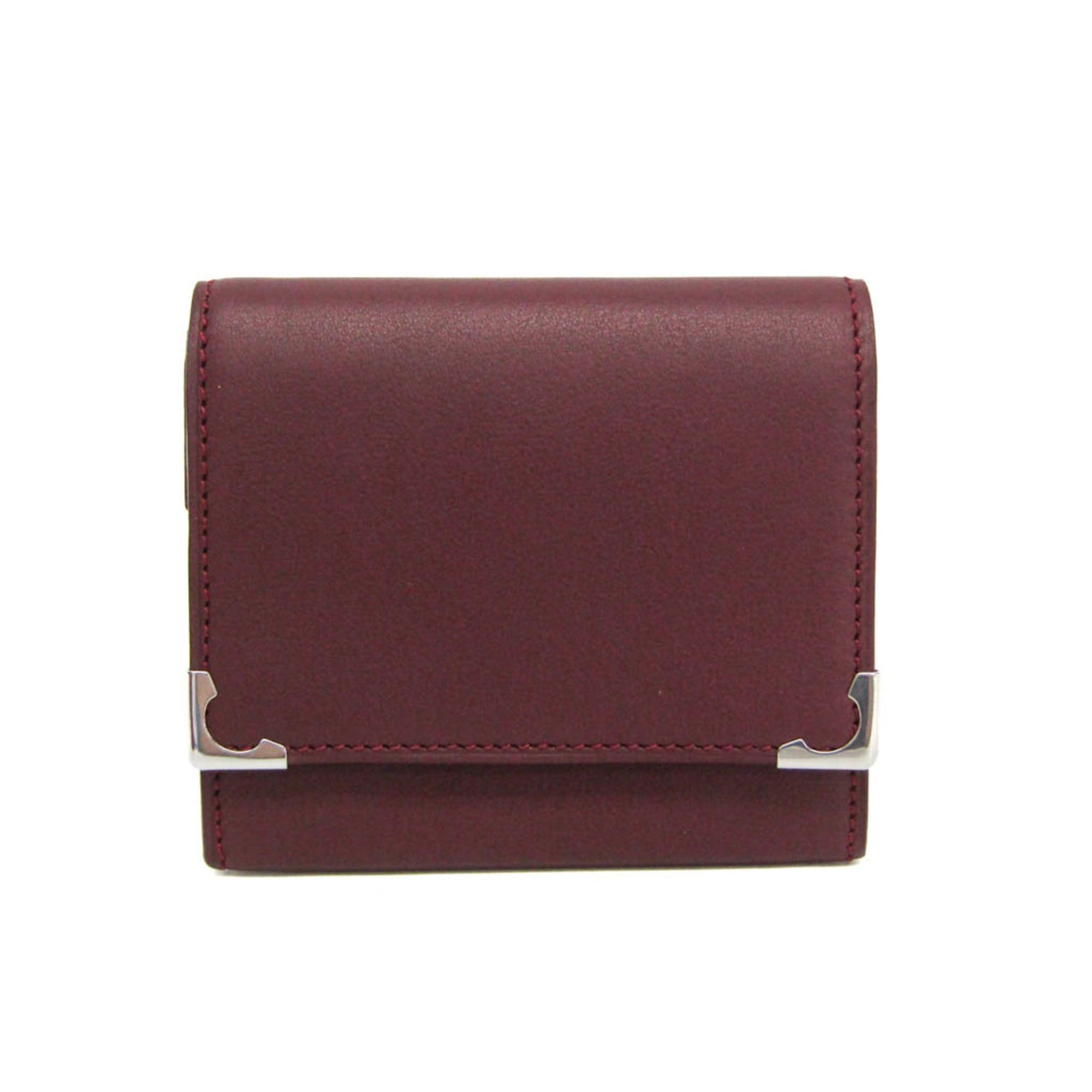 Cartier Cartier Must Women,Men Leather Coin Purse/coin Case Bordeaux Size ONE SIZE - 1 Thumbnail