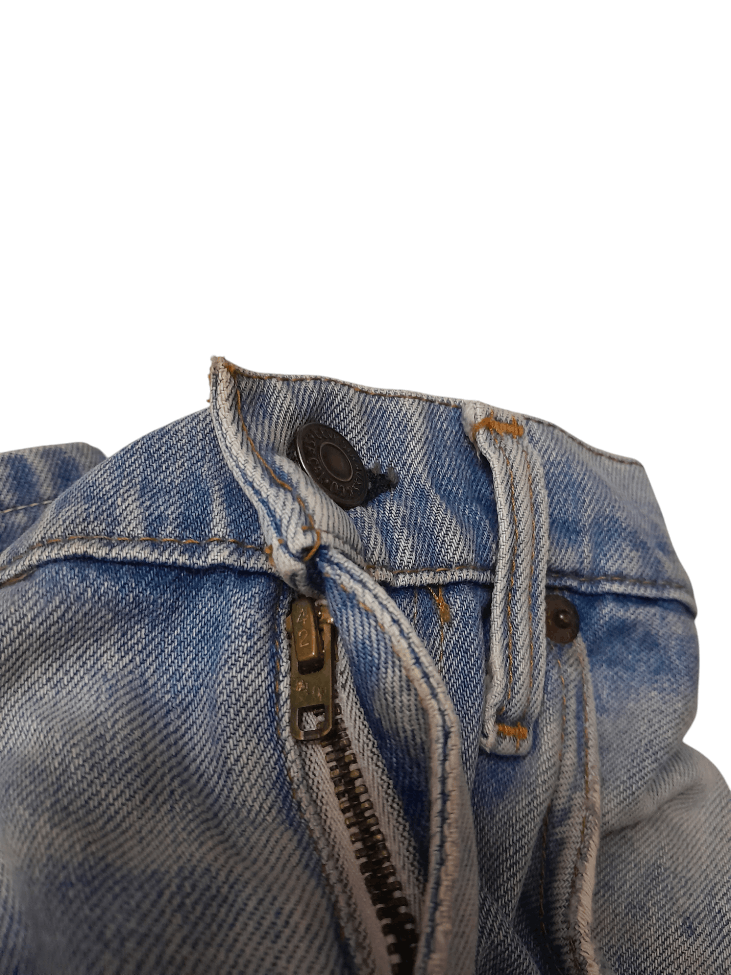 Levi's × Vintage Vtg 505 Levis Talon 42 Denim (F373) waist 28 Size US 28 / EU 44 - 8 Thumbnail