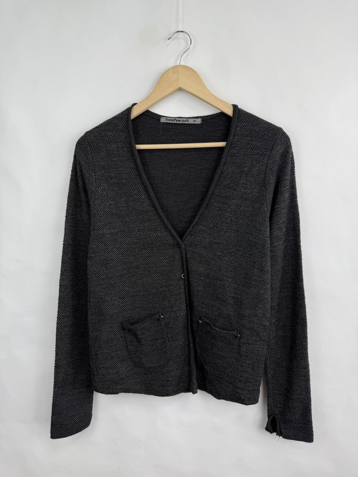 Transit 🇮🇹 Transit Wool Cardigan Avant Gard Made in Italy Rare Retro Size M / US 6-8 / IT 42-44 - 2 Thumbnail