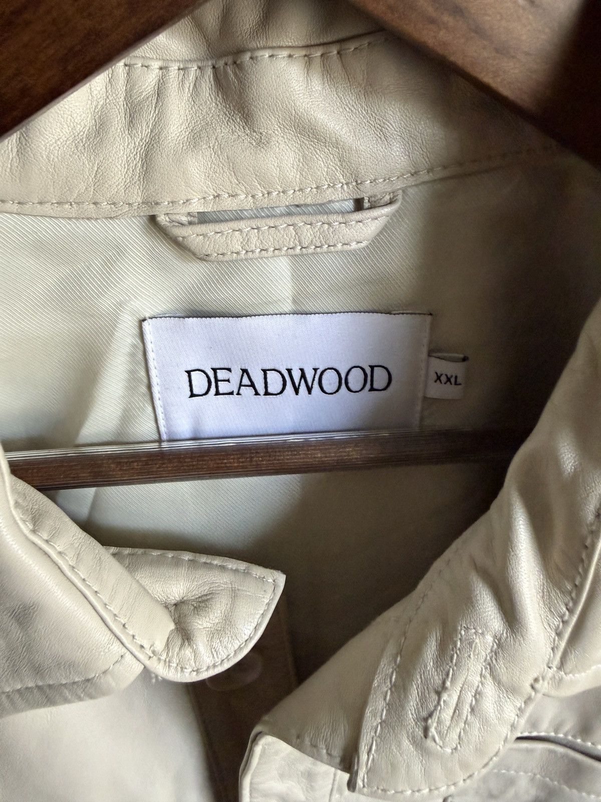 Deadwood Deadwood spoke leather shirt jacket Size US XXL / EU 58 / 5 - 3 Thumbnail