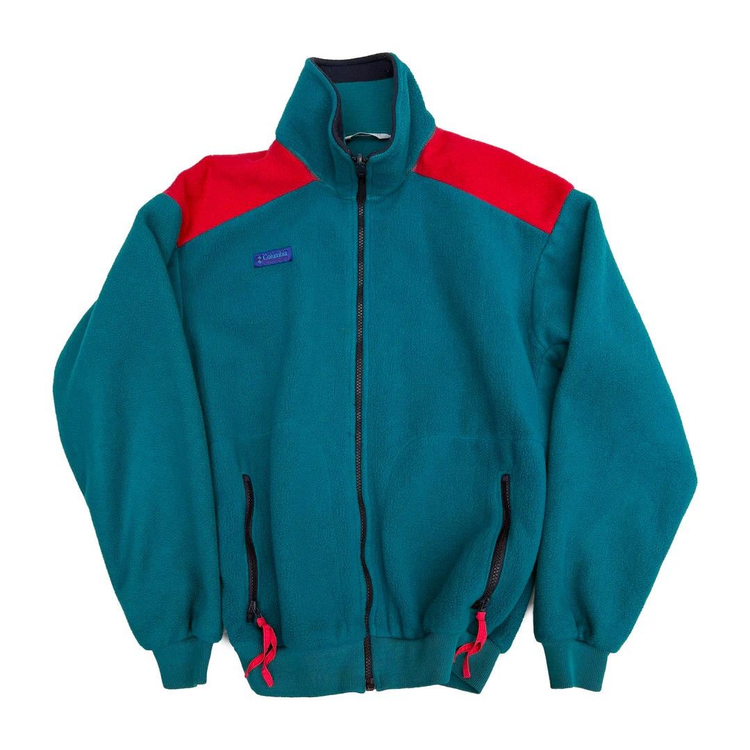 Columbia Columbia 1990 90s 80s Vintage USA Made Rare Fleece Jacket Size US S / EU 44-46 / 1 - 1 Thumbnail