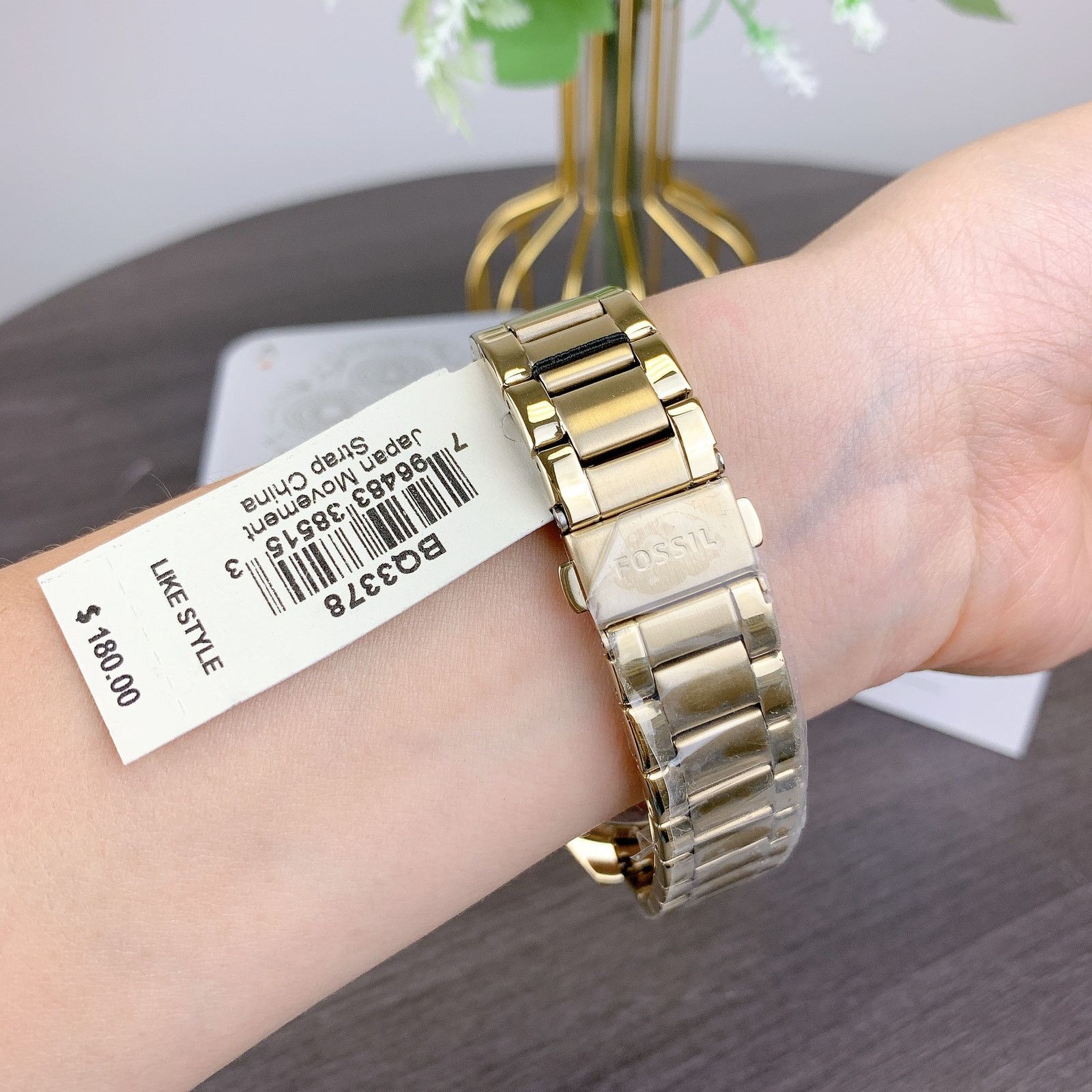 Fossil Fossil BQ3378 Modern Courier Chronograph Gold-Tone Stainless Size ONE SIZE - 3 Thumbnail