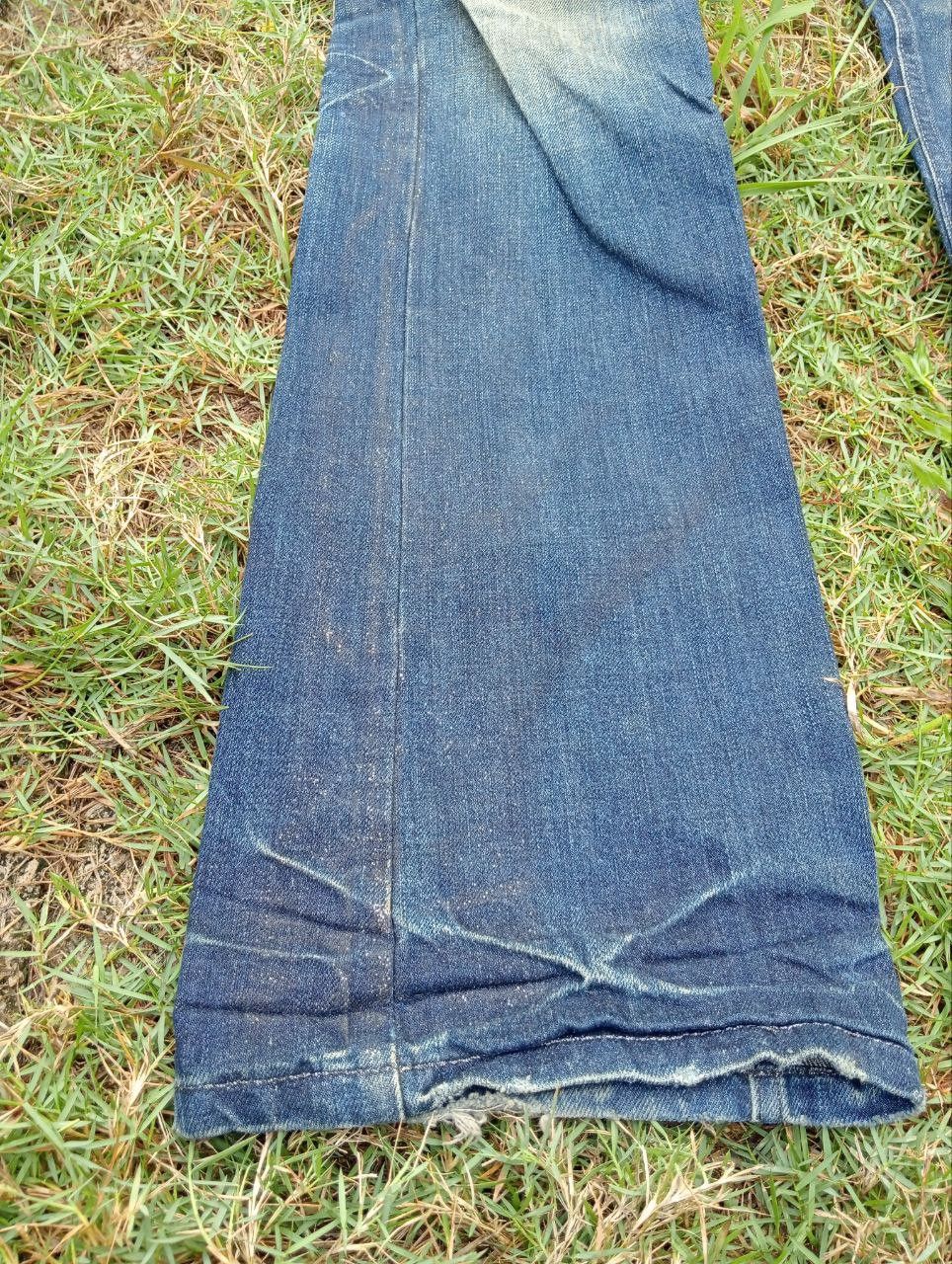 If Six Was Nine Vintage Lagust Flare Studded Distressed Jeans Size US 34 / EU 50 - 10 Thumbnail