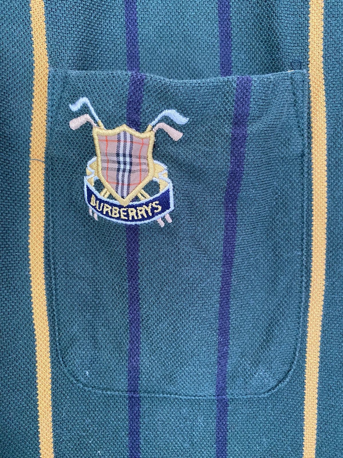 Burberry Vintage Burberrys Polo Shirt Size US L / EU 52-54 / 3 - 9 Thumbnail