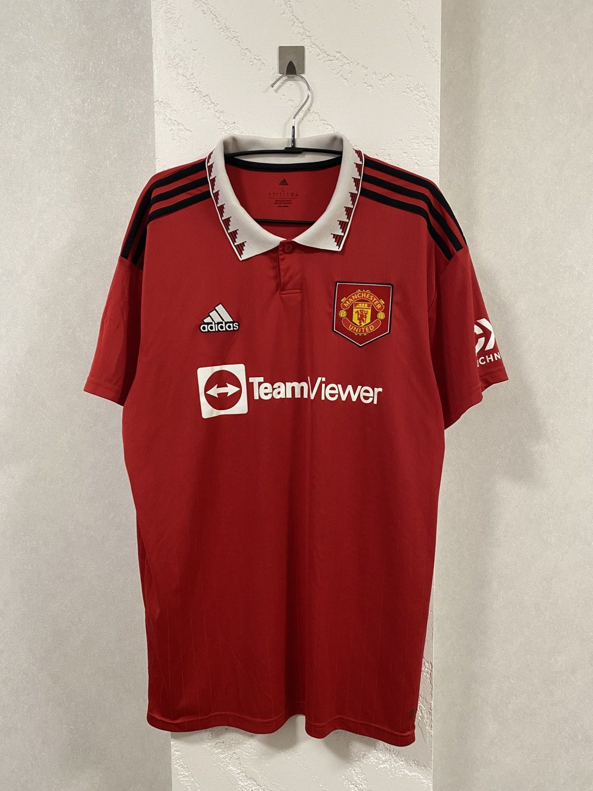 Adidas Adidas Manchester United 2022 2023 Home Jersey Size: L Size US L / EU 52-54 / 3 - 1 Thumbnail
