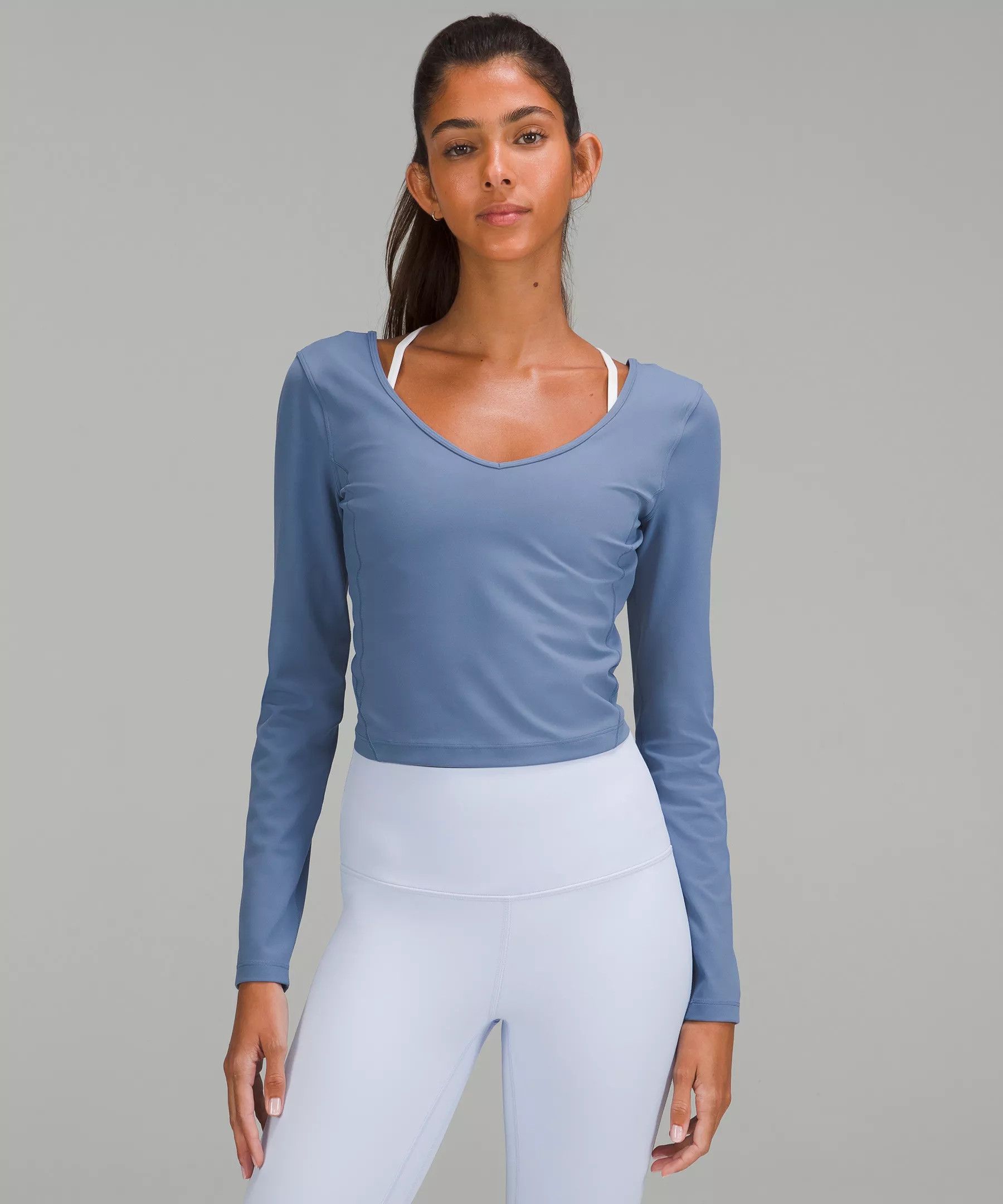 Lululemon Blue Lululemon long sleeve Size L / US 10 / IT 46 - 1 Preview