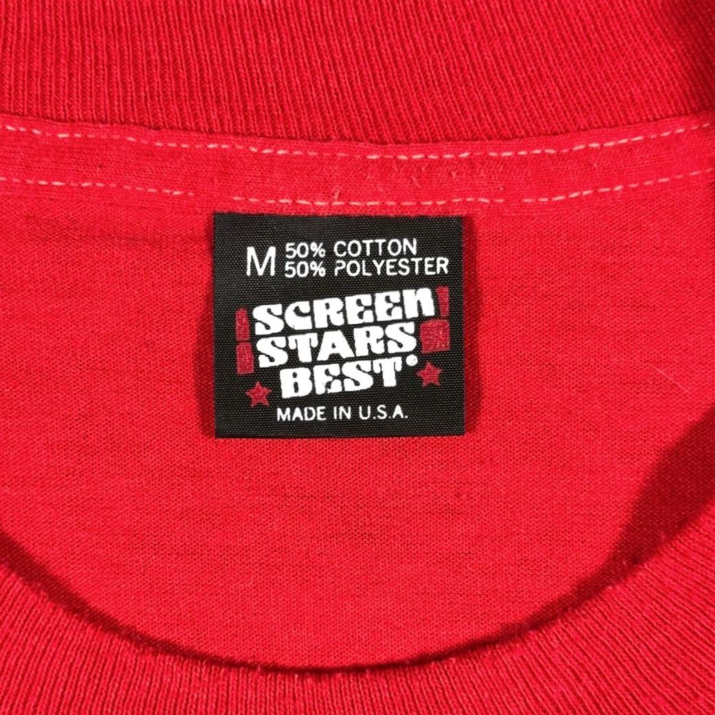Vintage VINTAGE 34th INFANTRY DIVISION Shirt RED USA 80s Screen Stars Adult SMALL/Med Size US S / EU 44-46 / 1 - 3 Thumbnail