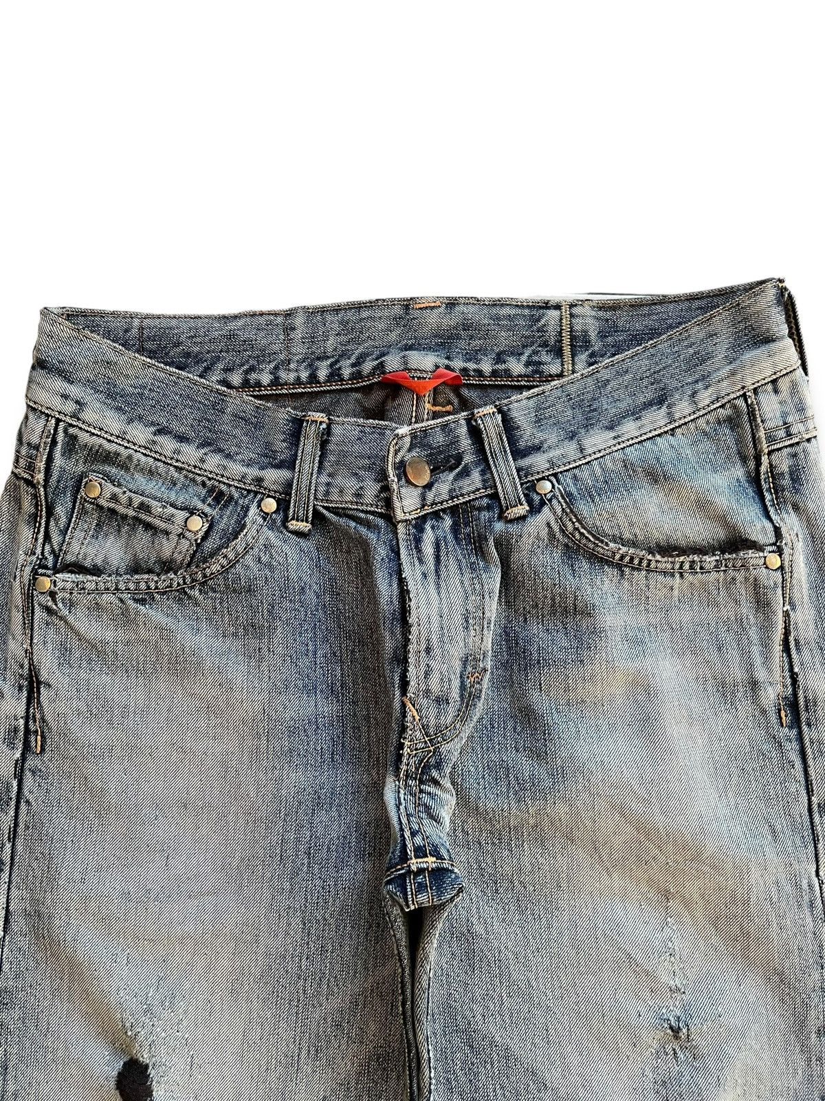 Edwin Vintage Japanese Edwin Blue Wash Distressed Baggy Jeans Size US 32 / EU 48 - 4 Thumbnail