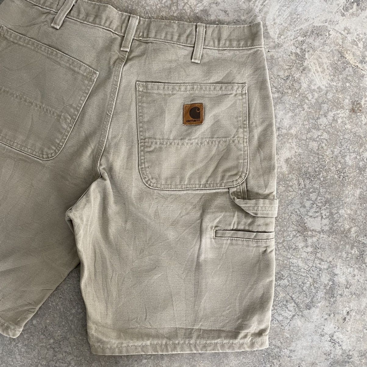 Carhartt Vintage Carhartt Tan Carpenter Baggy Shorts Jorts Size US 32 / EU 48 - 3 Thumbnail