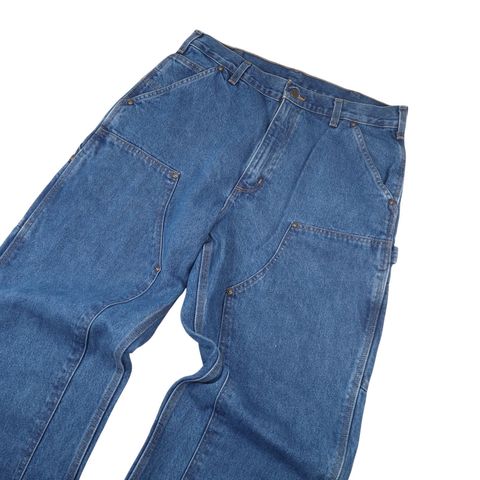 Carhartt Carhartt B73-DST Denim Double Knee Baggy Carpenter Pants Size US 34 / EU 50 - 2 Thumbnail