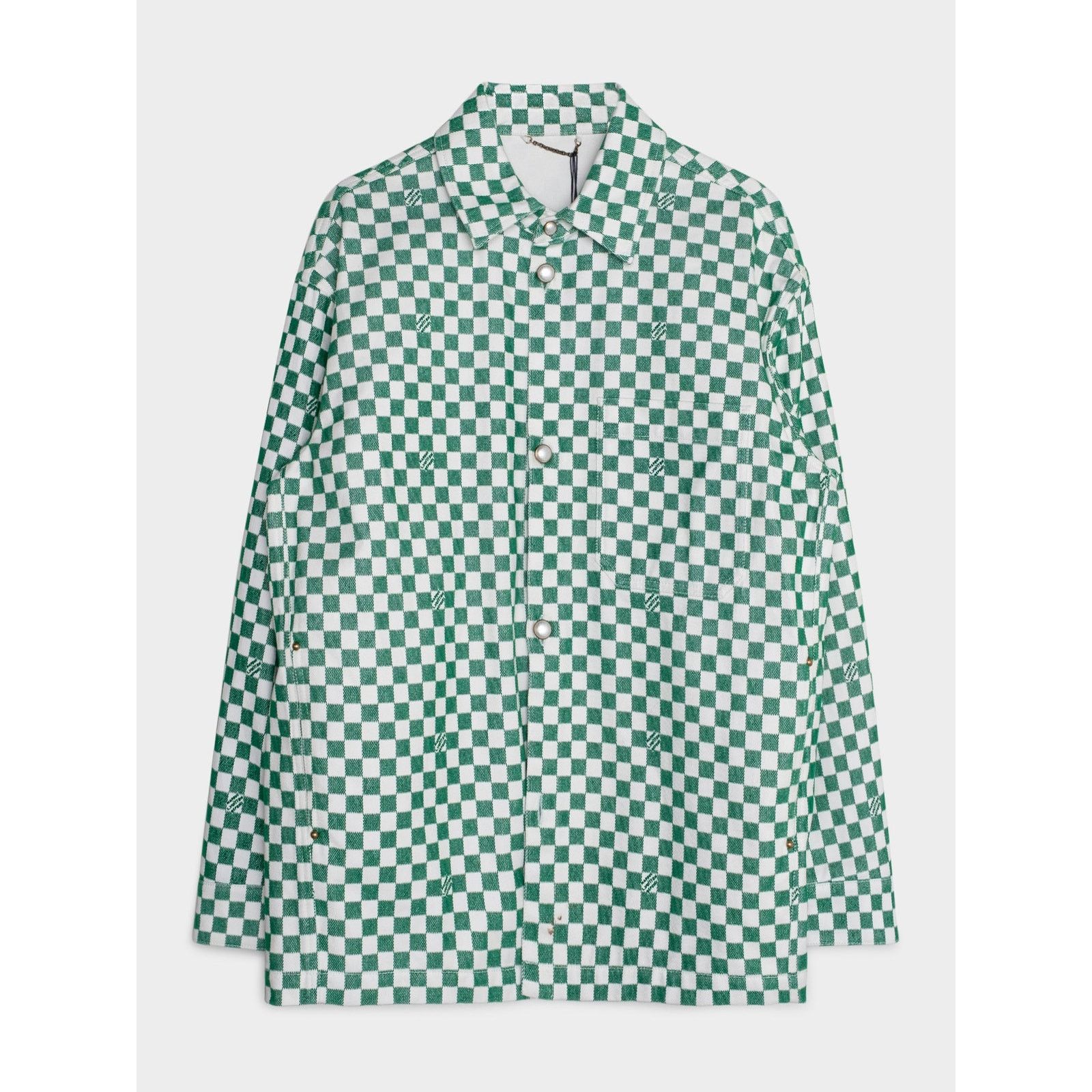 Louis Vuitton Fuzzy Damier Print Jacket Size US M / EU 48-50 / 2 - 1 Thumbnail