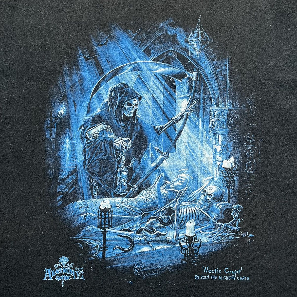Alchemist × Alchemy Equipment × Vintage Alchemist Gothic Neotic Crypt 2001 Vintage Tee Size US XL / EU 56 / 4 - 2 Thumbnail