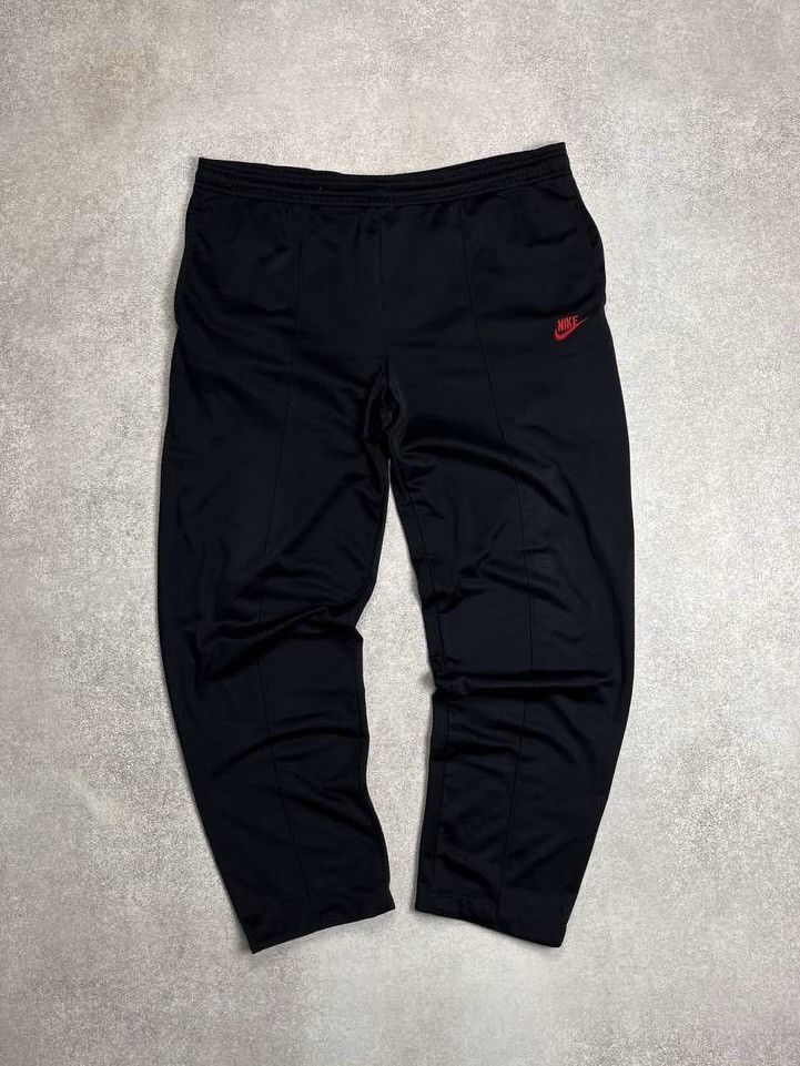 Nike × Vintage VINTAGE NIKE SWOOSH BAGGY TRACKPANTS Y2K L Size US 34 / EU 50 - 1 Thumbnail