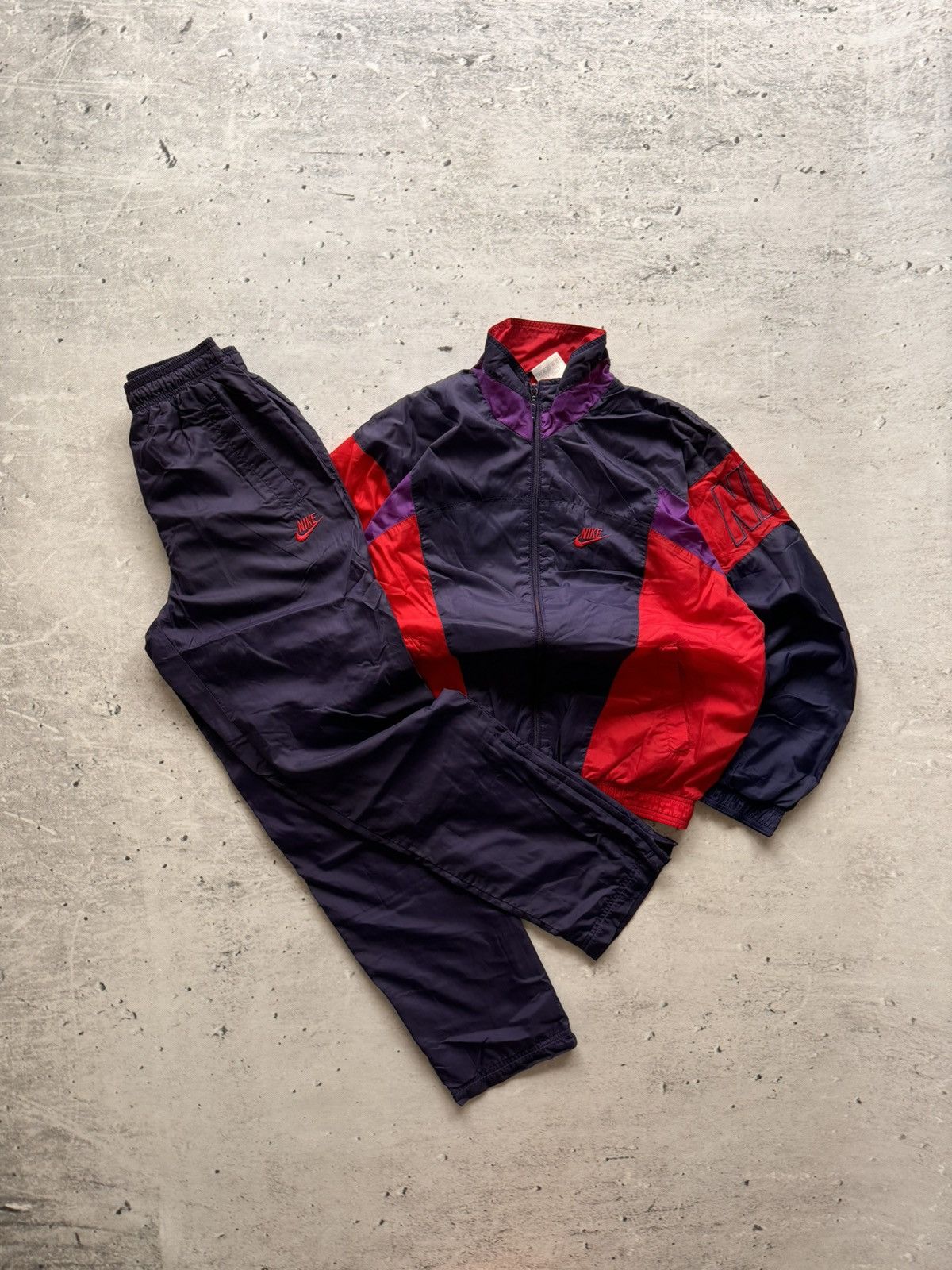Nike × Vintage NIKE VINTAGE OVERSIZE DRIL TRACK SUIT Y2k Size US S / EU 44-46 / 1 - 1 Thumbnail