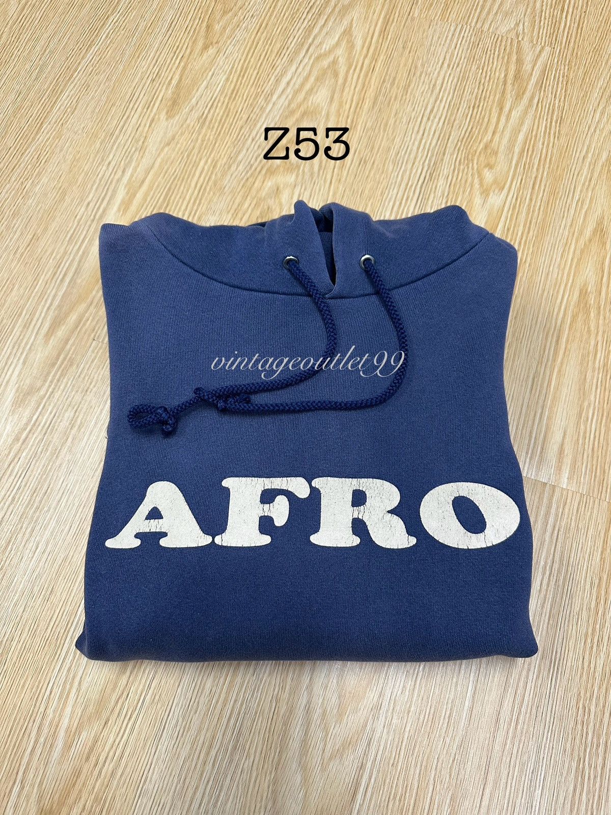 Band Tees × Vintage Vintage AFRO “Anybodys Funk Rocks On” Hoodie Z53 Size US M / EU 48-50 / 2 - 11 Thumbnail