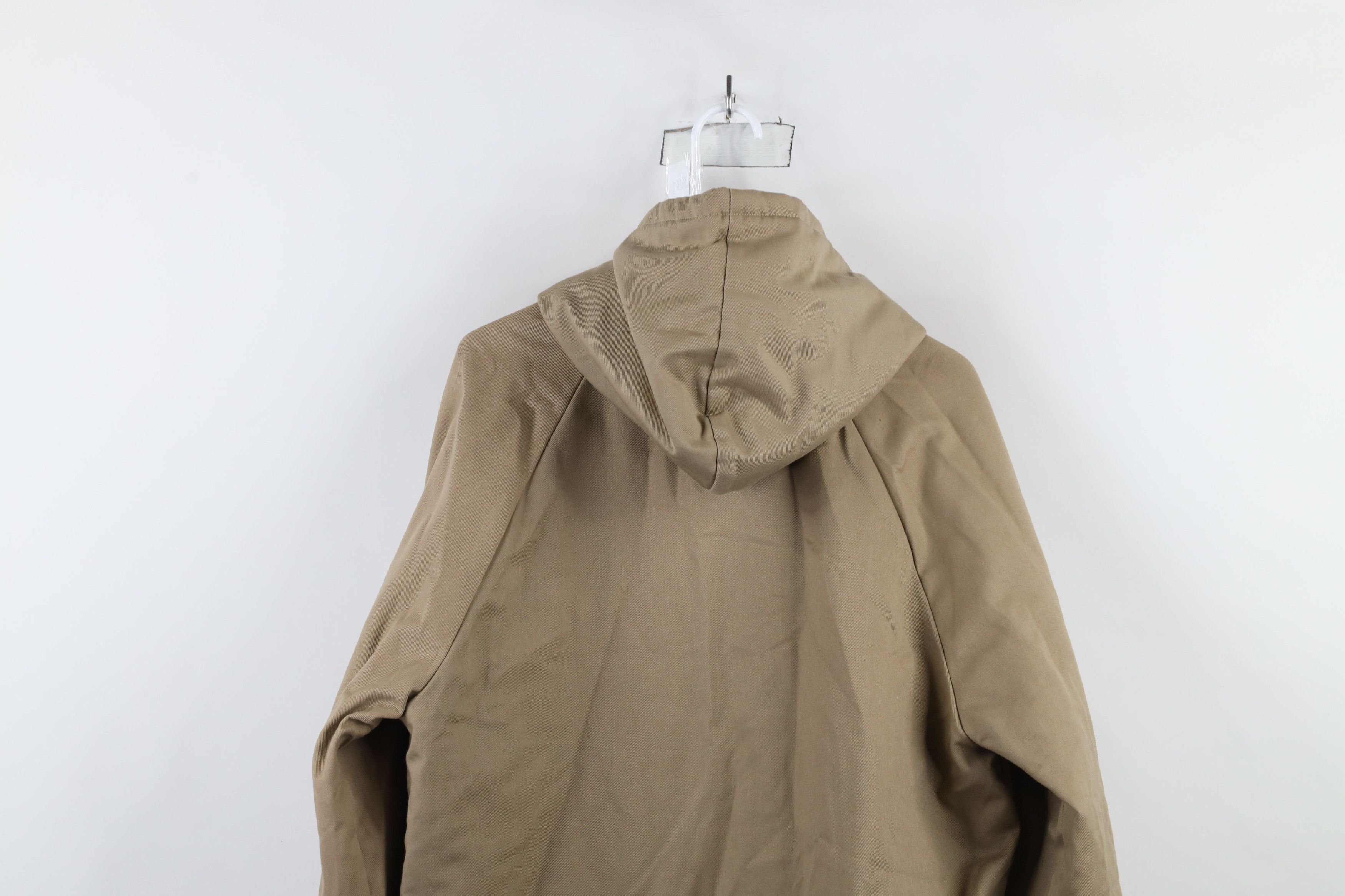 Vintage Vintage 90s Streetwear Hook and Loop Hooded Parka Jacket Size US L / EU 52-54 / 3 - 11 Thumbnail
