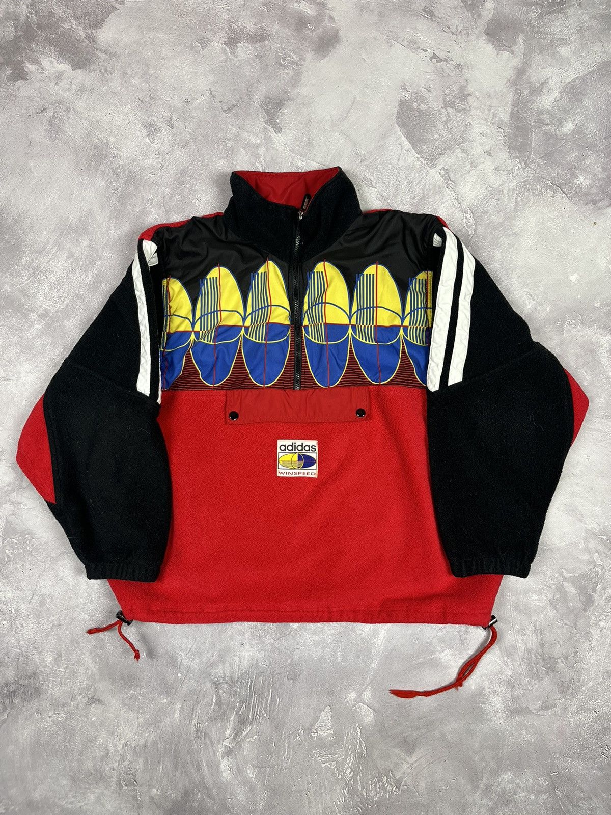 Adidas RARE! Vintage Adidas Winspeed Fleece Jacket Polartec Size US M / EU 48-50 / 2 - 1 Thumbnail