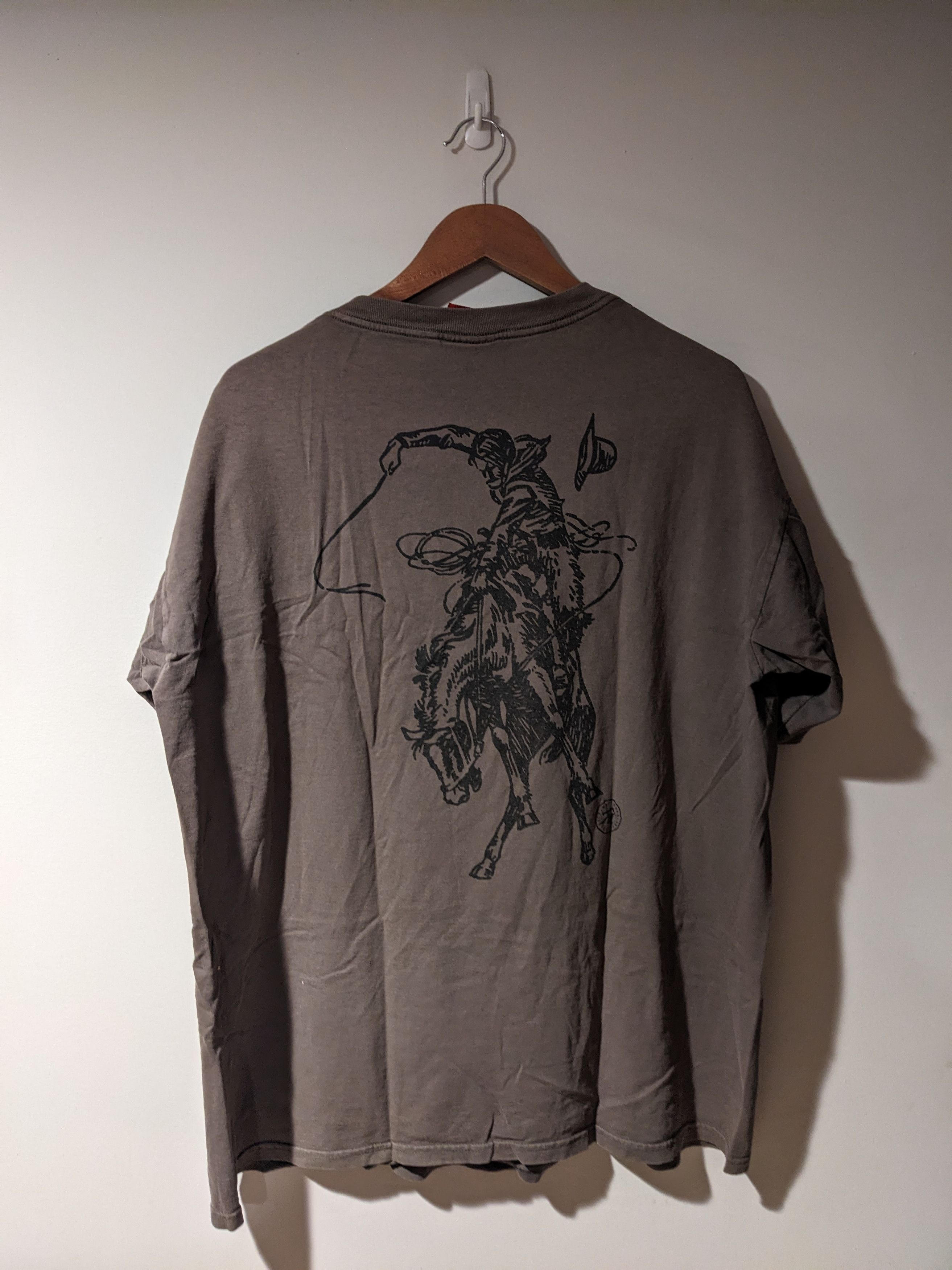 Vintage 90s Marlboro Cowboy Western Horse X-Large T-Shirt