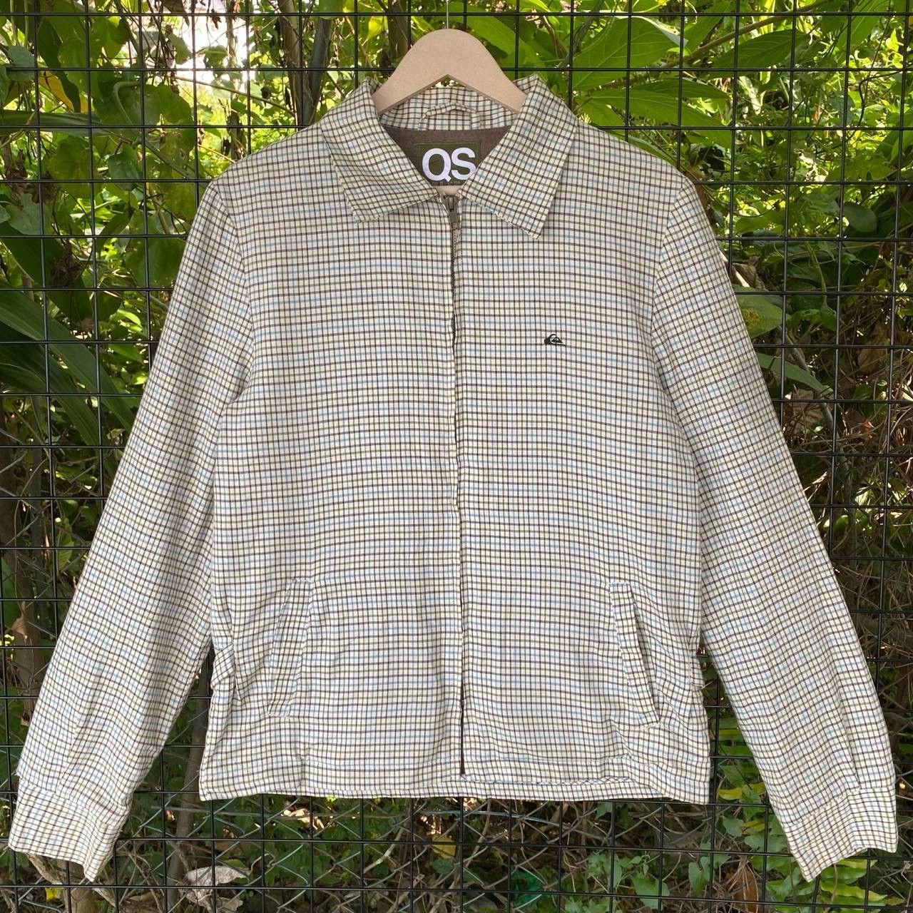 Quiksilver × Vintage Vintage Quiksilver Checkered Board Zipper Jacket Size US M / EU 48-50 / 2 - 2 Thumbnail