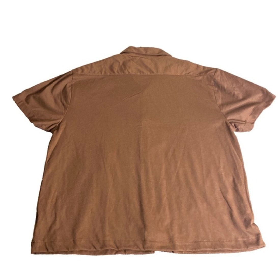 Other Cafe Aesthetic Embroidered Coffee Shirt Brown Vox Populi L Size US L / EU 52-54 / 3 - 10 Thumbnail