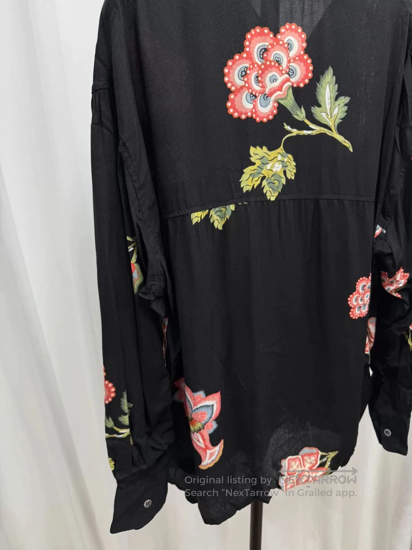 Yohji Yamamoto Yohji Yamamoto Y's Floral Shirt. Size US L / EU 52-54 / 3 - 8 Thumbnail