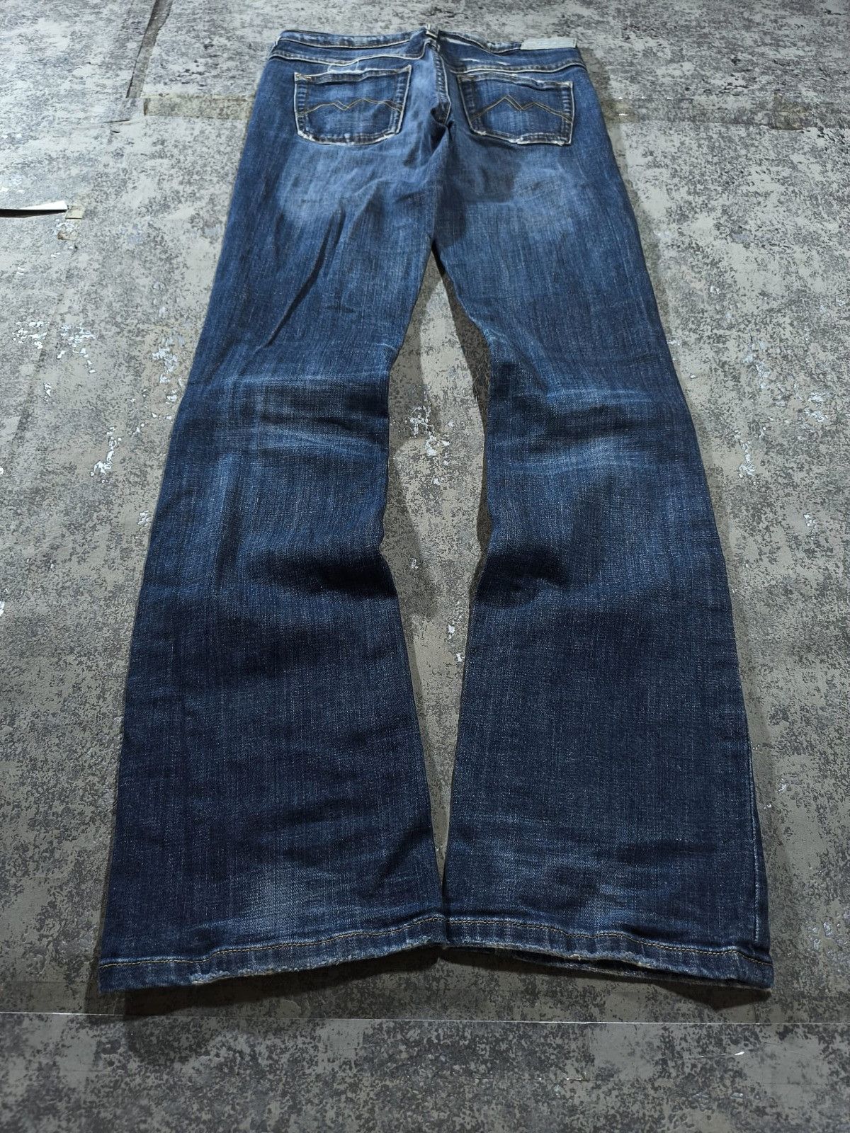 Mustang vtg mustang thight bootcut slim distressed grunge y2k Size 28" / US 6 / IT 42 - 6 Thumbnail
