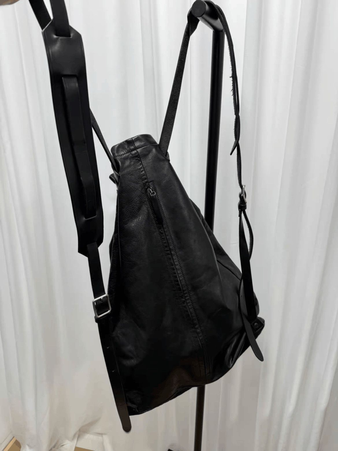 Yohji Yamamoto Yohji Yamamoto Pour Homme Horse Leather Backpack-2507 Size ONE SIZE - 4 Thumbnail