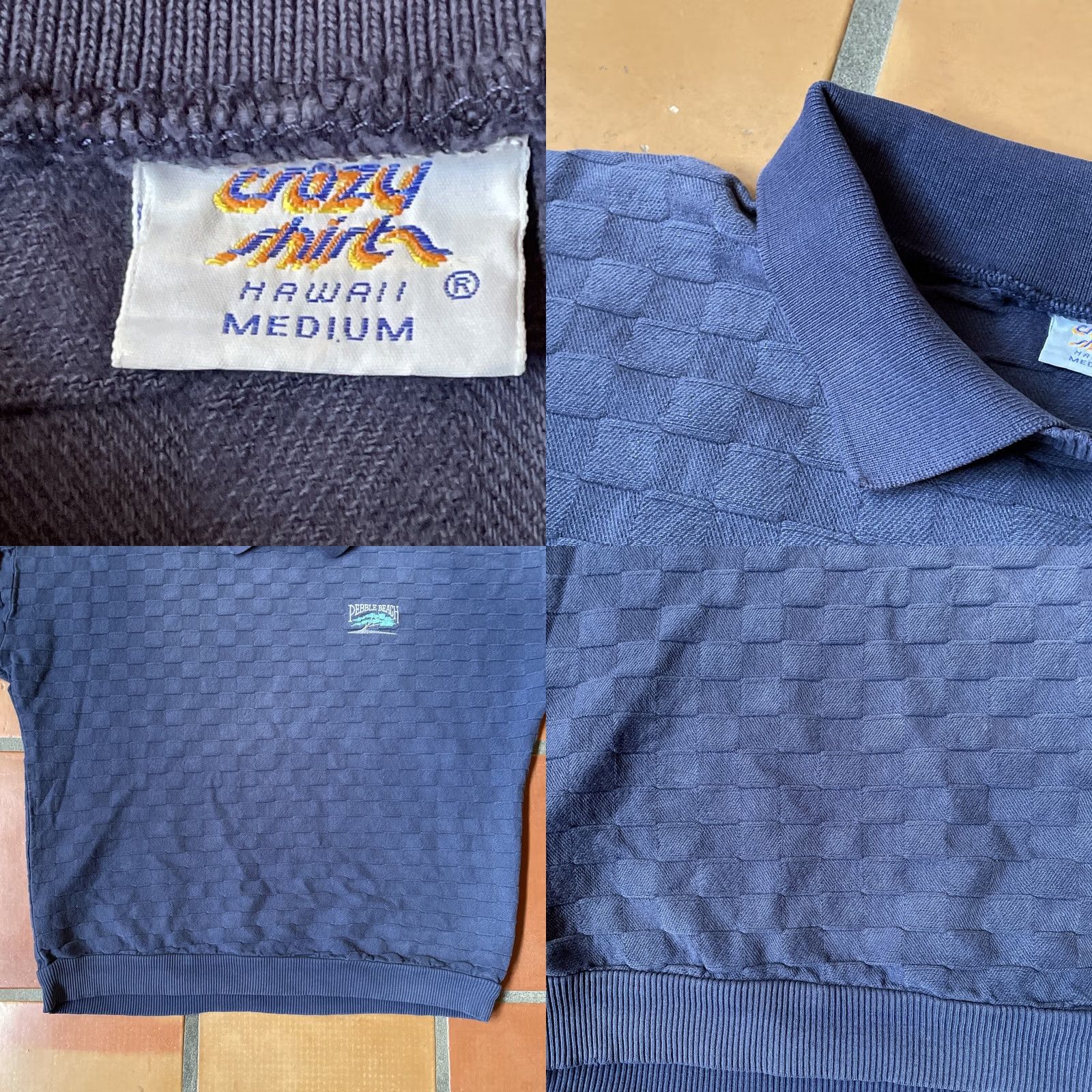 Vintage VINTAGE Crazy Shirts Polo Shirt Mens M Blue Long Sleeve Collared Cotton Knit Logo 90s California Hipster Size US M / EU 48-50 / 2 - 8 Thumbnail