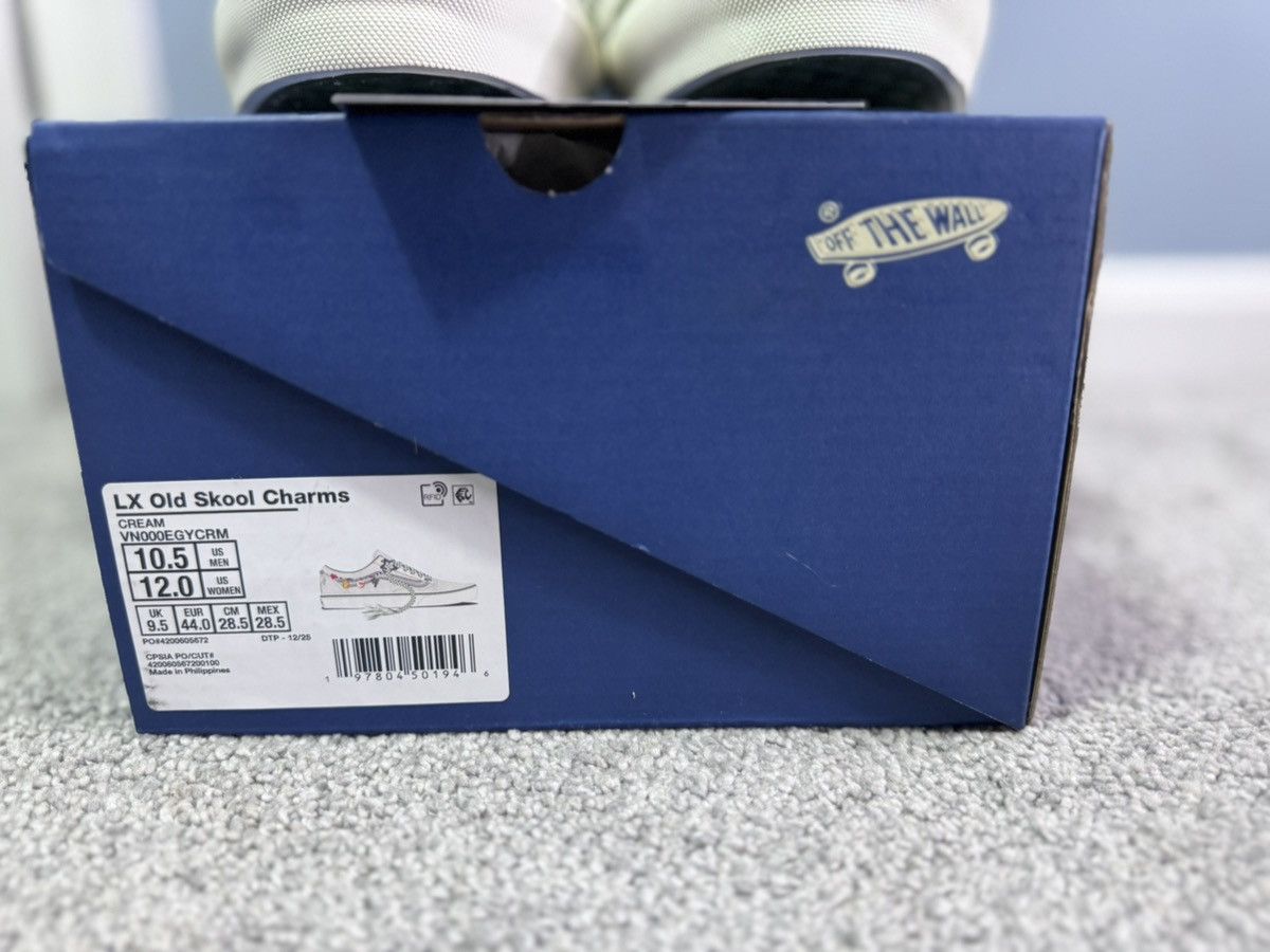 Vans Vans Cocona Hiraki LX Old Skool Cream Green Charms 10.5 DS Size US 10.5 / EU 43-44 - 4 Thumbnail