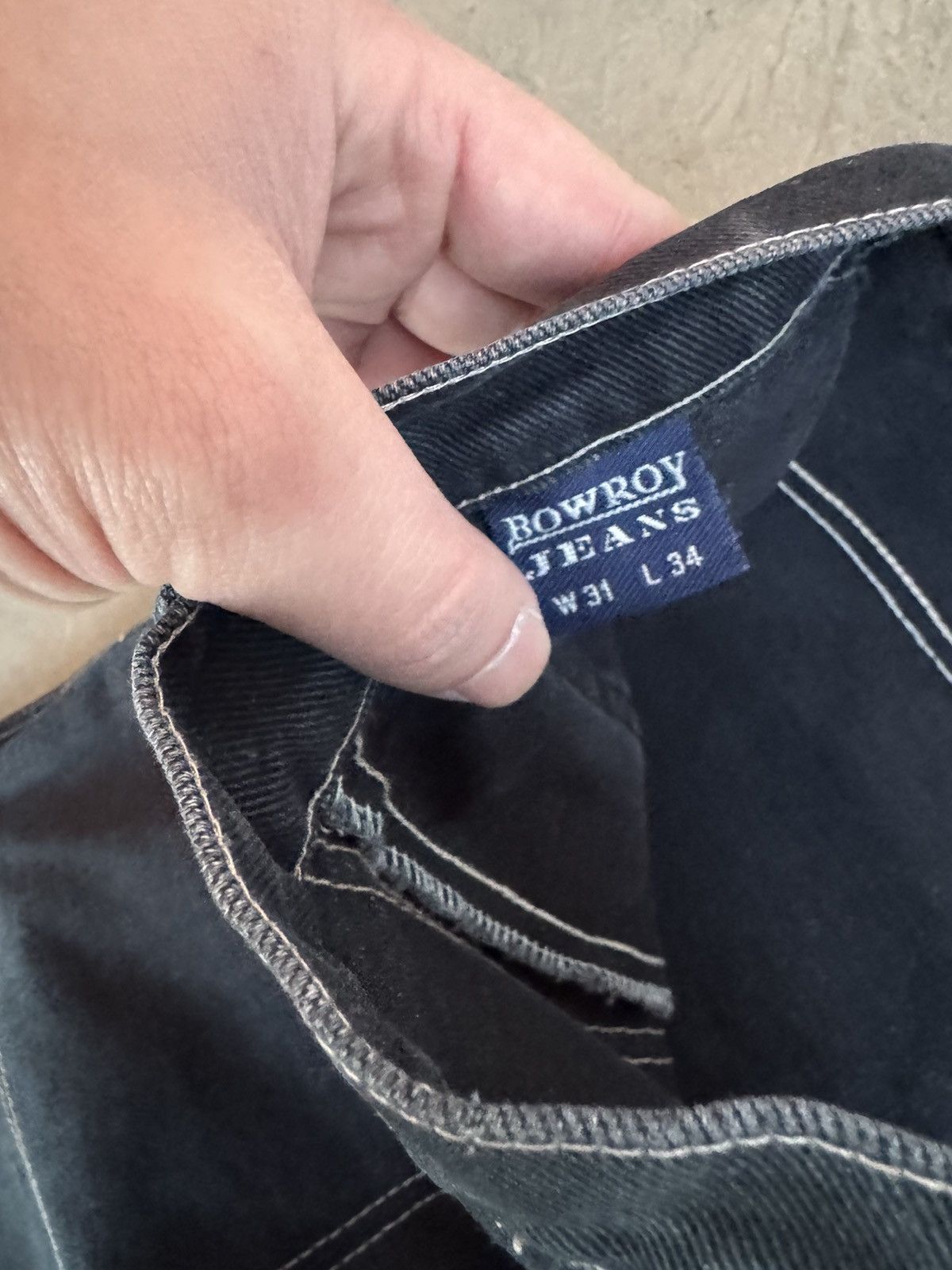 Japanese Brand × Vintage Vintage Big Pockets Distressed Baggy Y2K Denim Pants Size US 31 - 18 Thumbnail