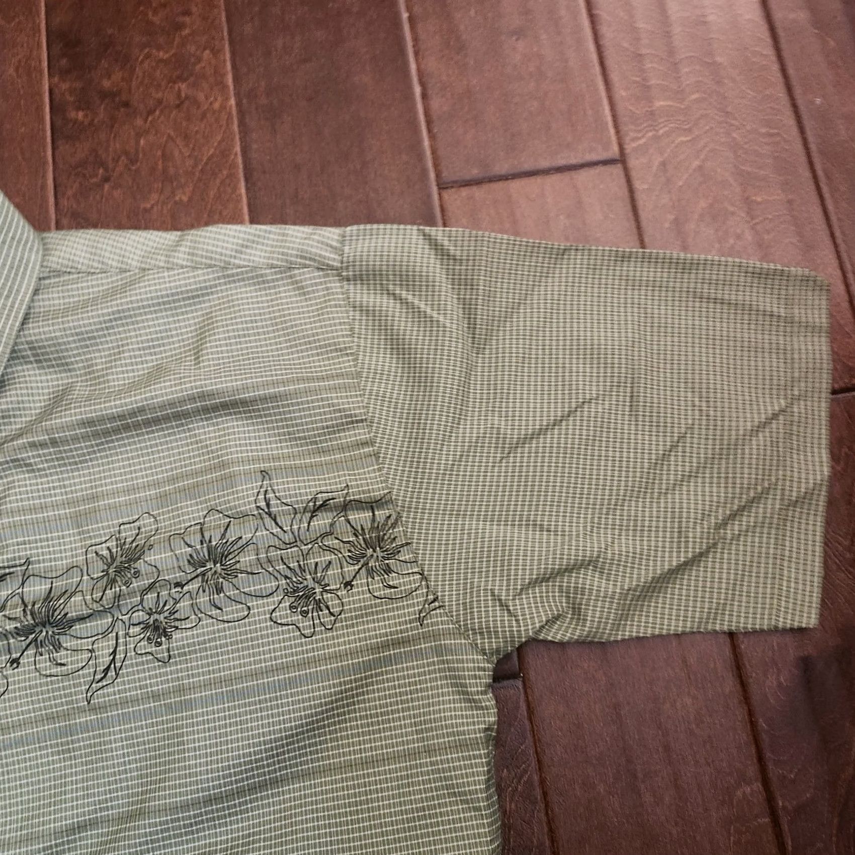 Vintage Pineapple Connection Hawaiian Green Floral Button Up Men's Shirt L Size US L / EU 52-54 / 3 - 5 Thumbnail