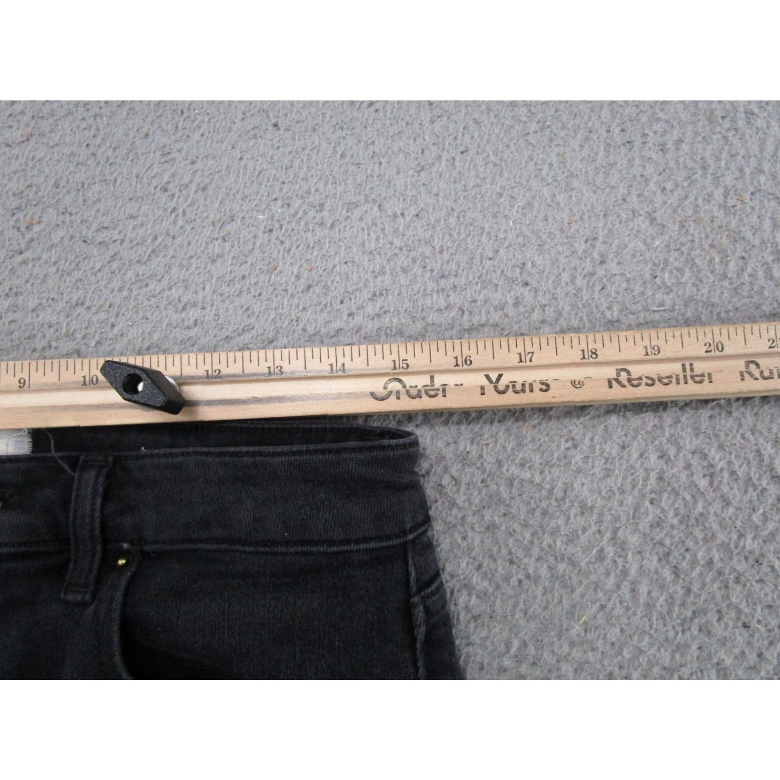 Vintage VINTAGE Revtown High Rise Decade Denim Black Stretch Jeans Womens 31 Organic Cotton Size 24" / US 00 / IT 34 - 6 Thumbnail