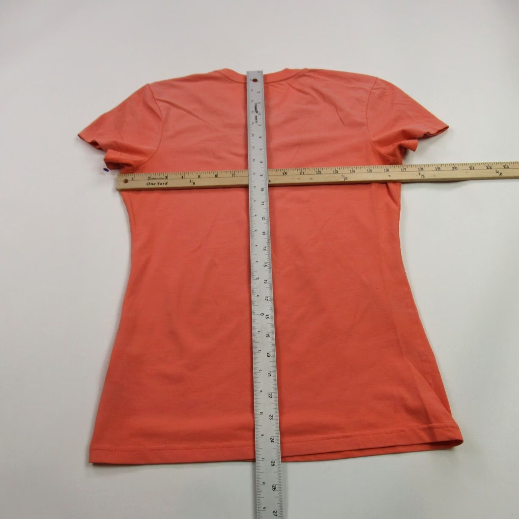Nike Nike Shirt Womens Small Short Sleeve Lightweight Crew Neck Casual Dri-Fit Orange 100% Cotton Logo Regular Womens Size S / US 4 / IT 40 - 4 Thumbnail