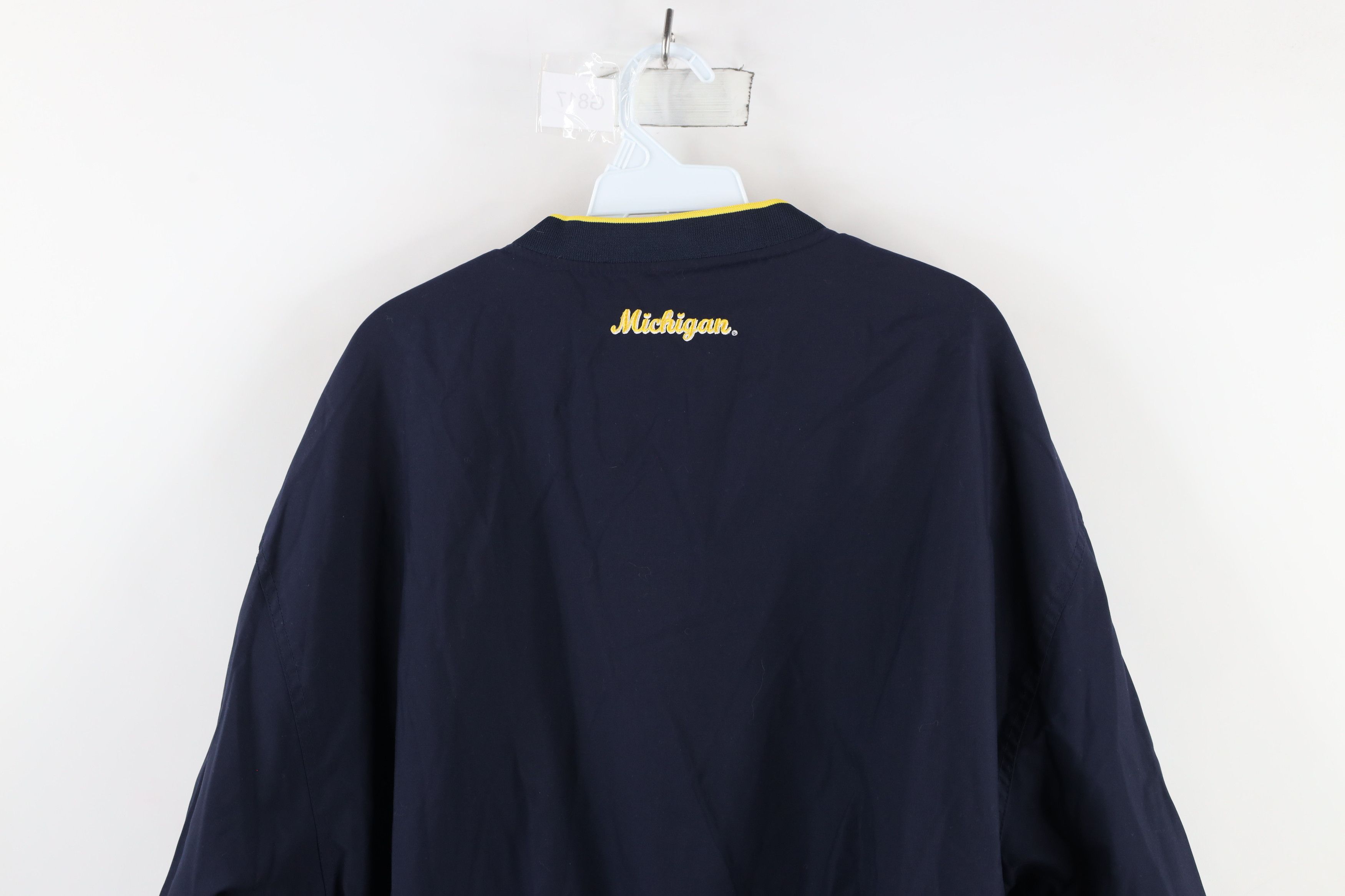 Vintage Vintage 90s Out University of Michigan Pullover Jacket Blue Size US M / EU 48-50 / 2 - 13 Thumbnail