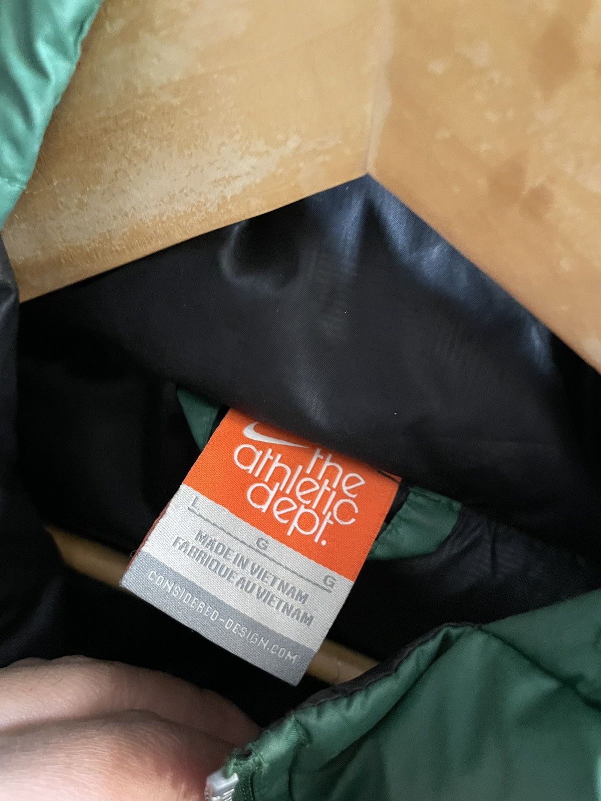 Nike × Vintage 200s Nike Forest Green Puffer Jacket Size US L / EU 52-54 / 3 - 3 Thumbnail