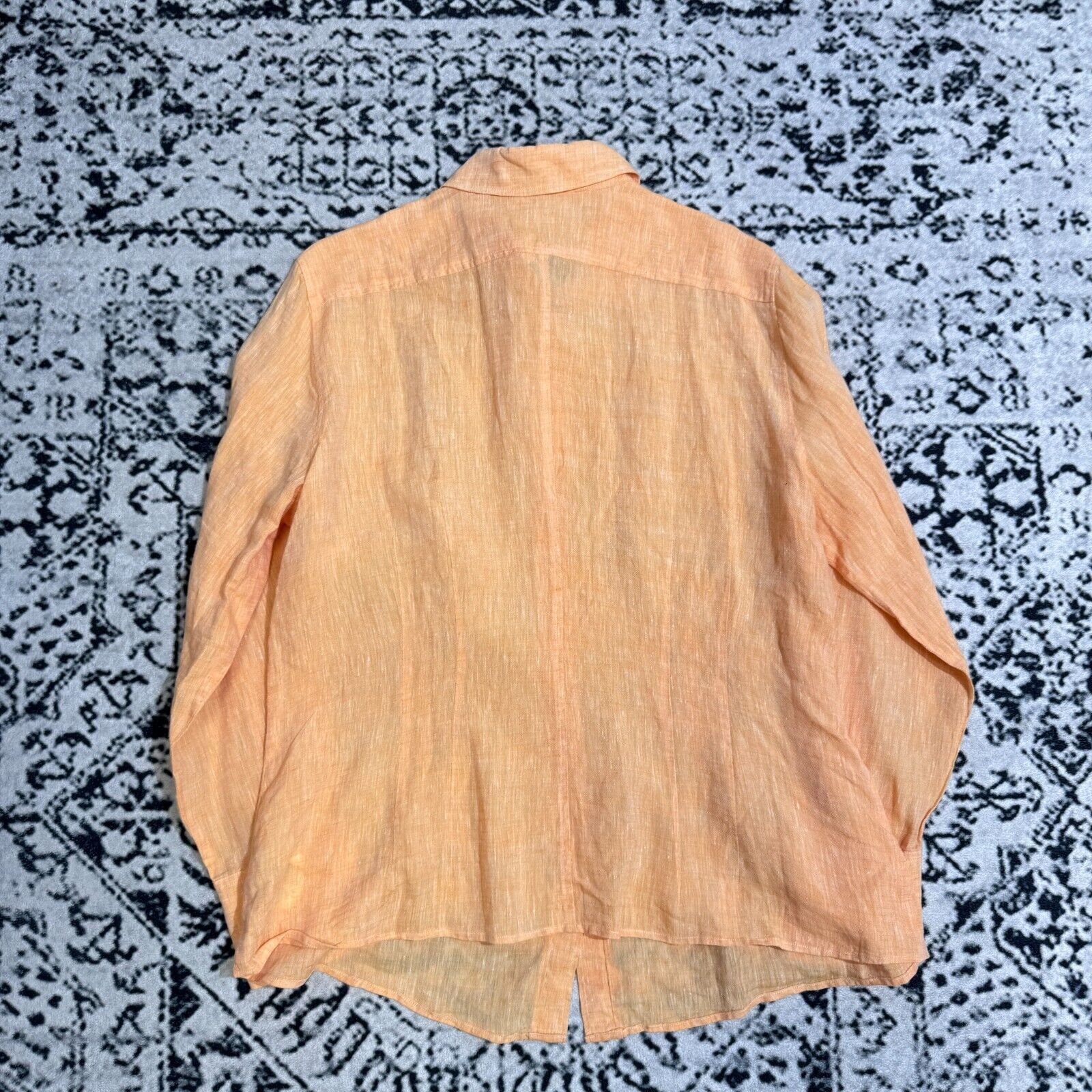 Escada × Vintage Vintage Escada Sport Orange Linen Button Up Shirt Size M Y2K Size US M / EU 48-50 / 2 - 10 Thumbnail