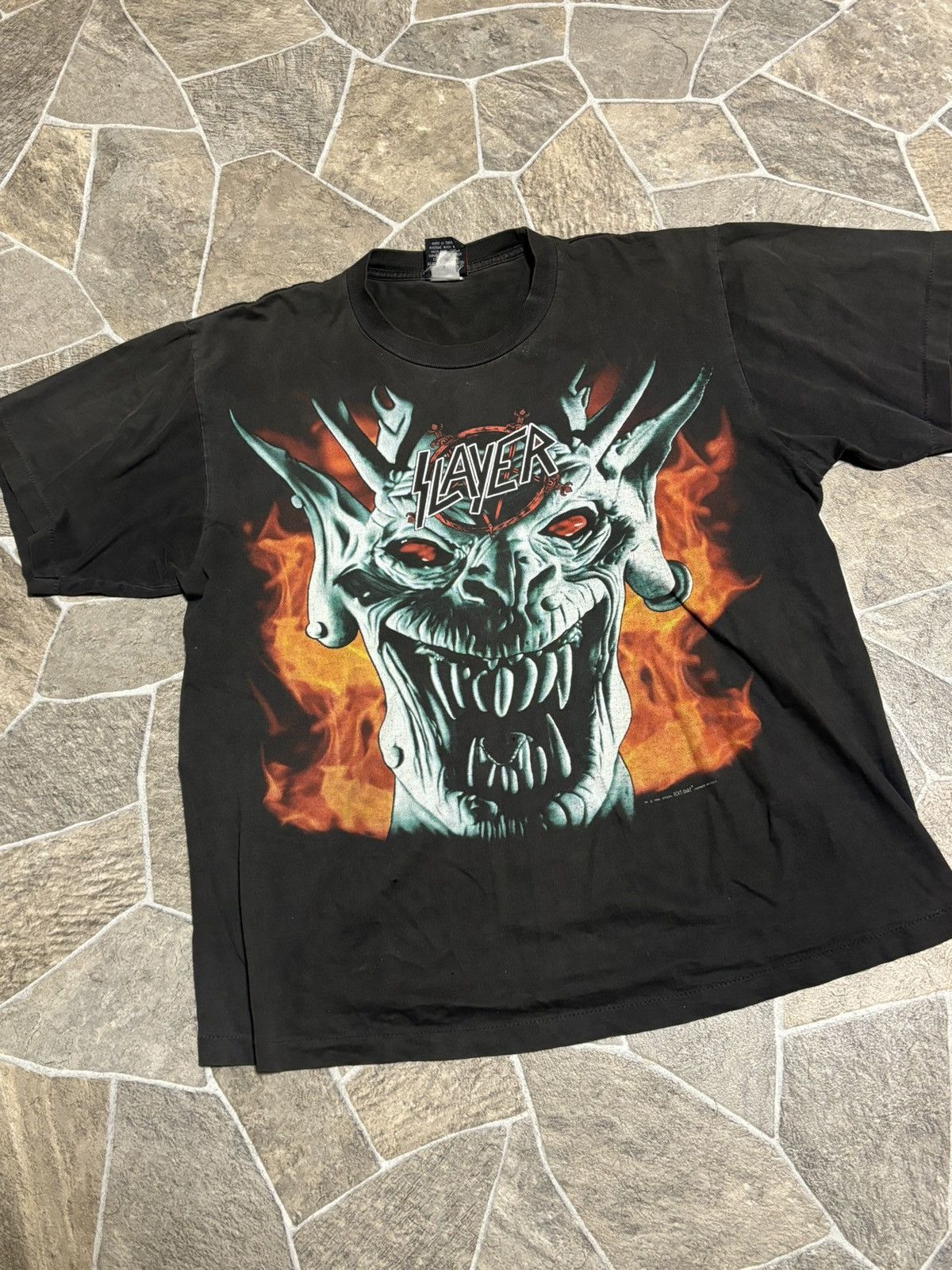 Band Tees 1996 Slayer Root Of All Evil Tee Size US L / EU 52-54 / 3 - 1 Thumbnail