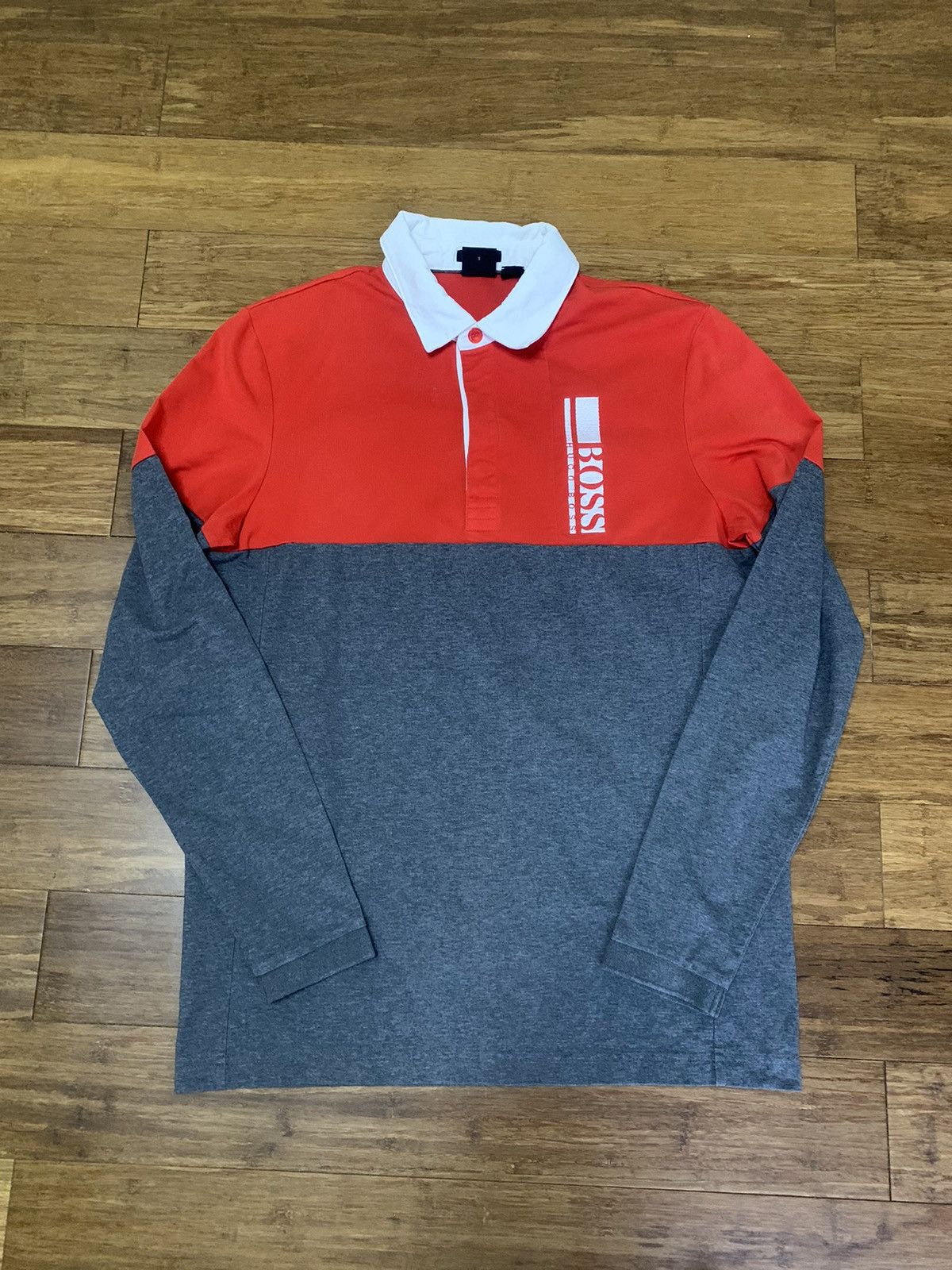 Hugo Boss Hugo Boss Long Sleeve Polo Shirt Size US S / EU 44-46 / 1 - 1 Thumbnail