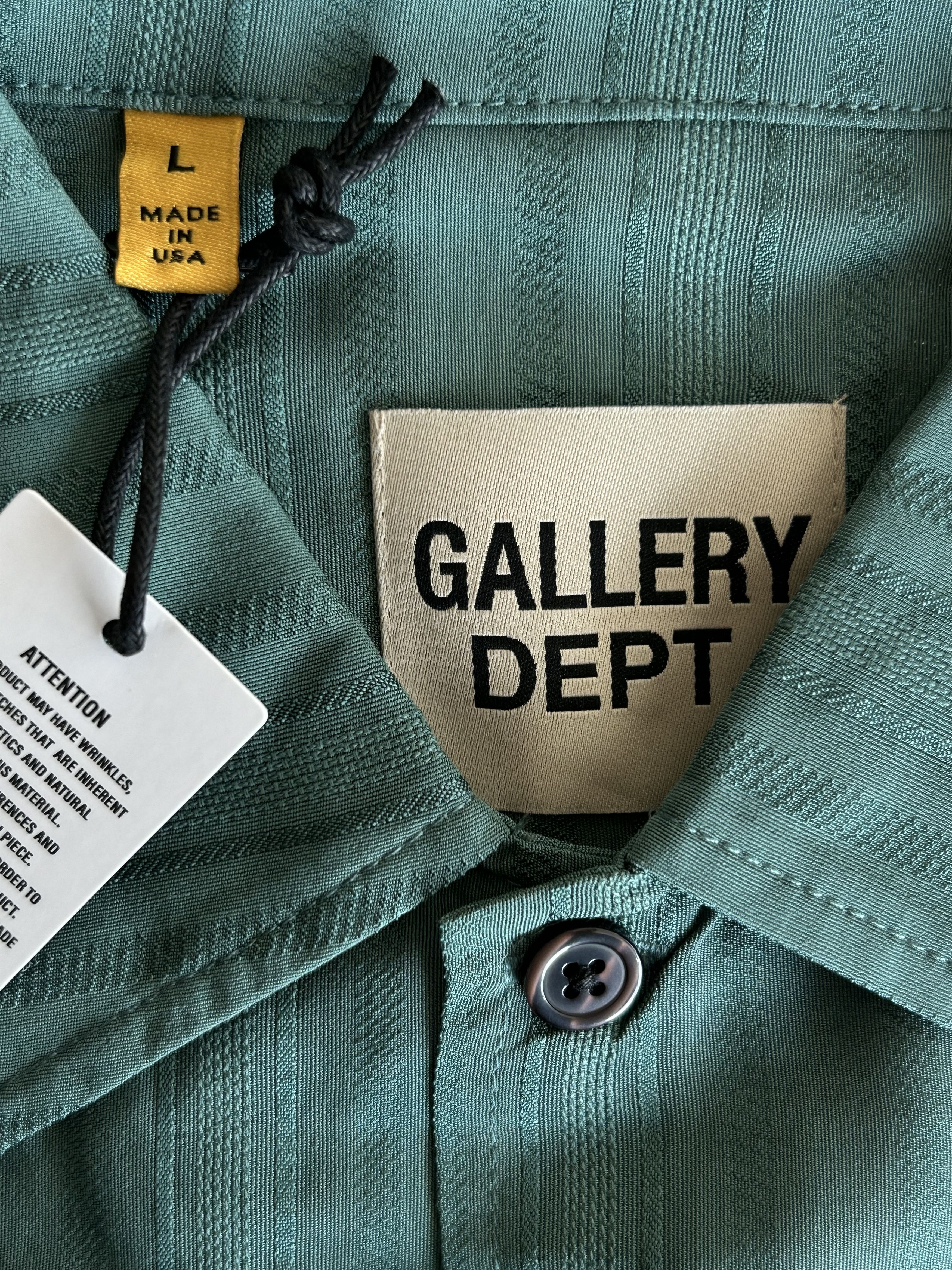 Gallery Dept. Gallery Dept Green Mechanic Short Sleeve Button Up Shirt Size US XL / EU 56 / 4 - 3 Thumbnail