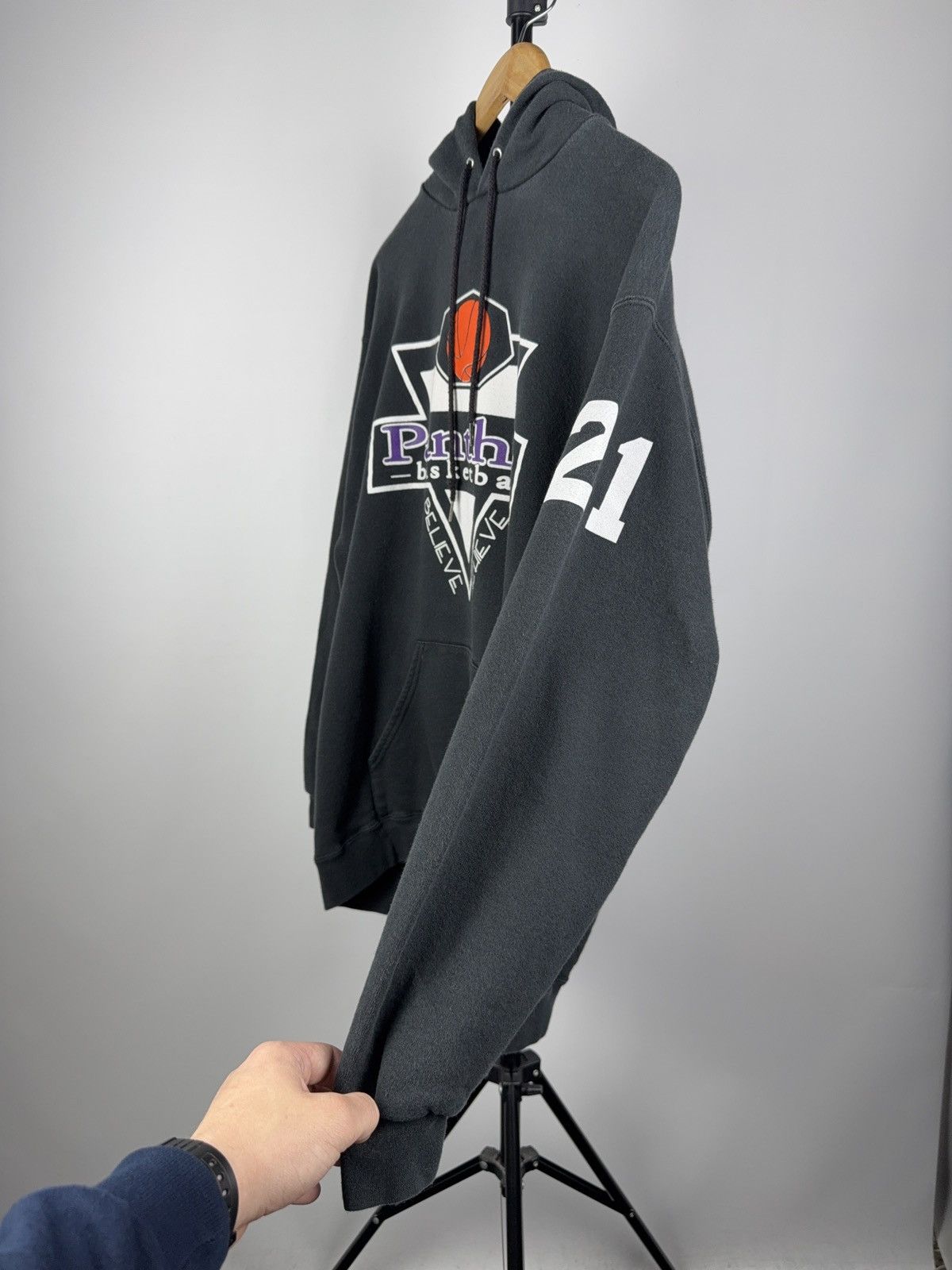 Lee × NBA × Vintage Vintage 90s Panther basketball NBA LEE Hoodie Sweatshirt L Size US L / EU 52-54 / 3 - 4 Thumbnail
