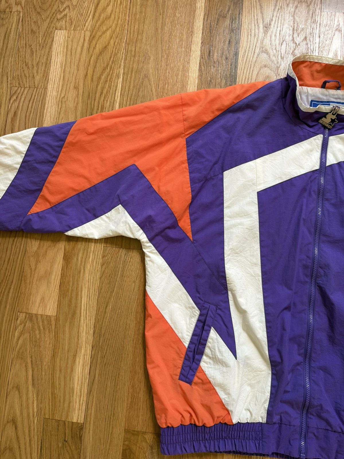 Starter Phoenix Suns NBA Starter Vintage 90s Nylon Windbreaker XL Size US XL / EU 56 / 4 - 3 Thumbnail