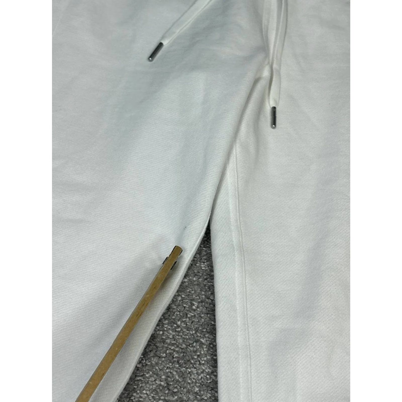 Lululemon Lululemon Scuba Jogger Pants Womens 6 White Cotton Stretch Logo Athleisure 90s? Size 28" / US 6 / IT 42 - 5 Thumbnail