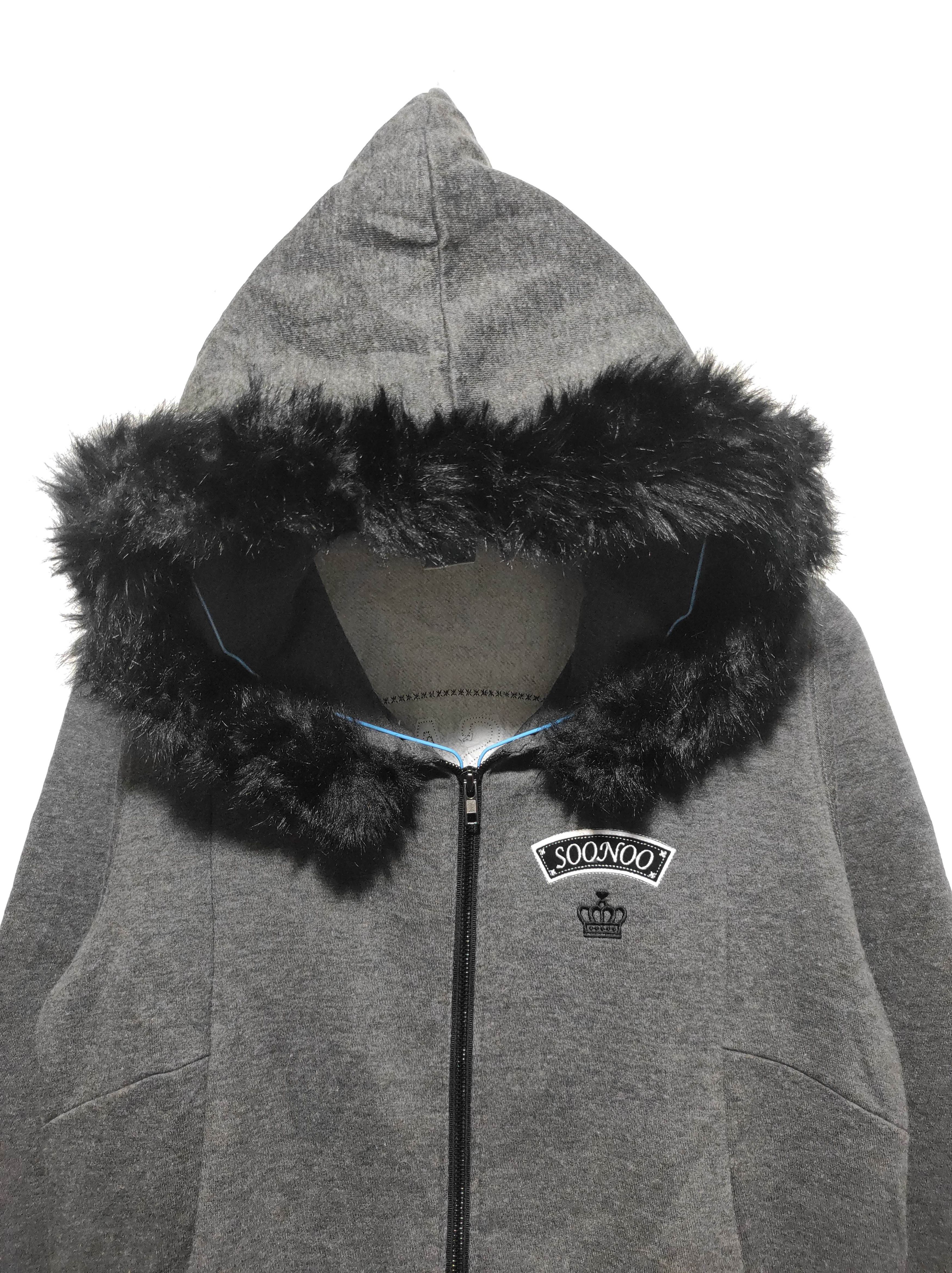 14th Addiction 1st. Saint Zip Fur Hoodie LGB style Size US M / EU 48-50 / 2 - 2 Thumbnail