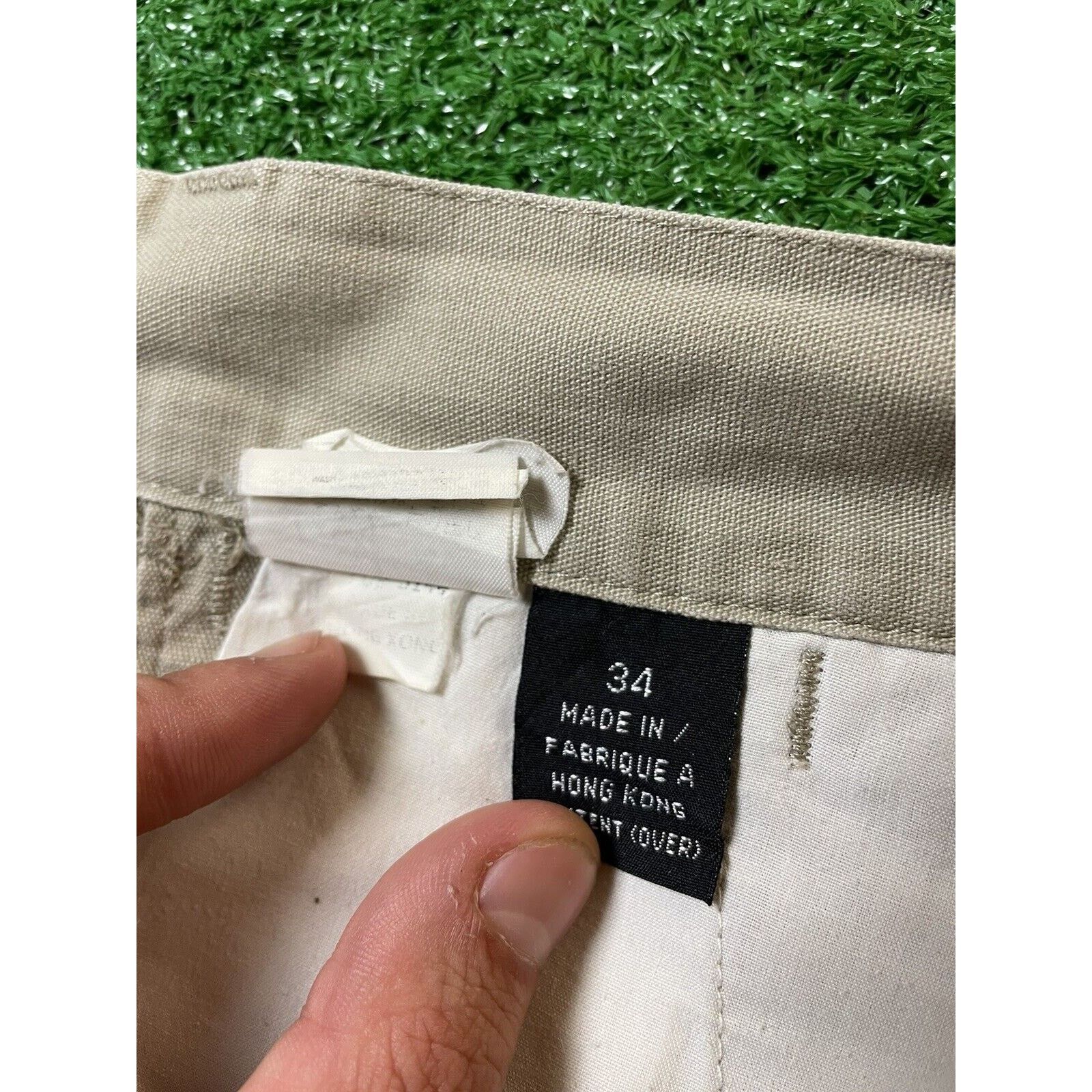 Patagonia Vintage 80s Patagonia 34 30 Large Cotton Beige Chinos Pants Size US 34 / EU 50 - 5 Thumbnail