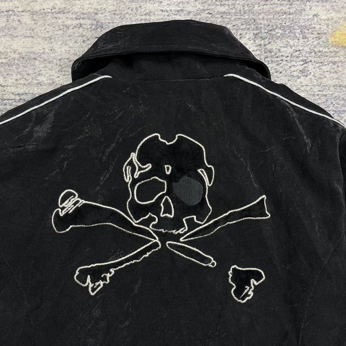 Le Grande Bleu (L.G.B.) Slow hard jam embroidery skull shimmer track jacket vkei Size US M / EU 48-50 / 2 - 5 Thumbnail