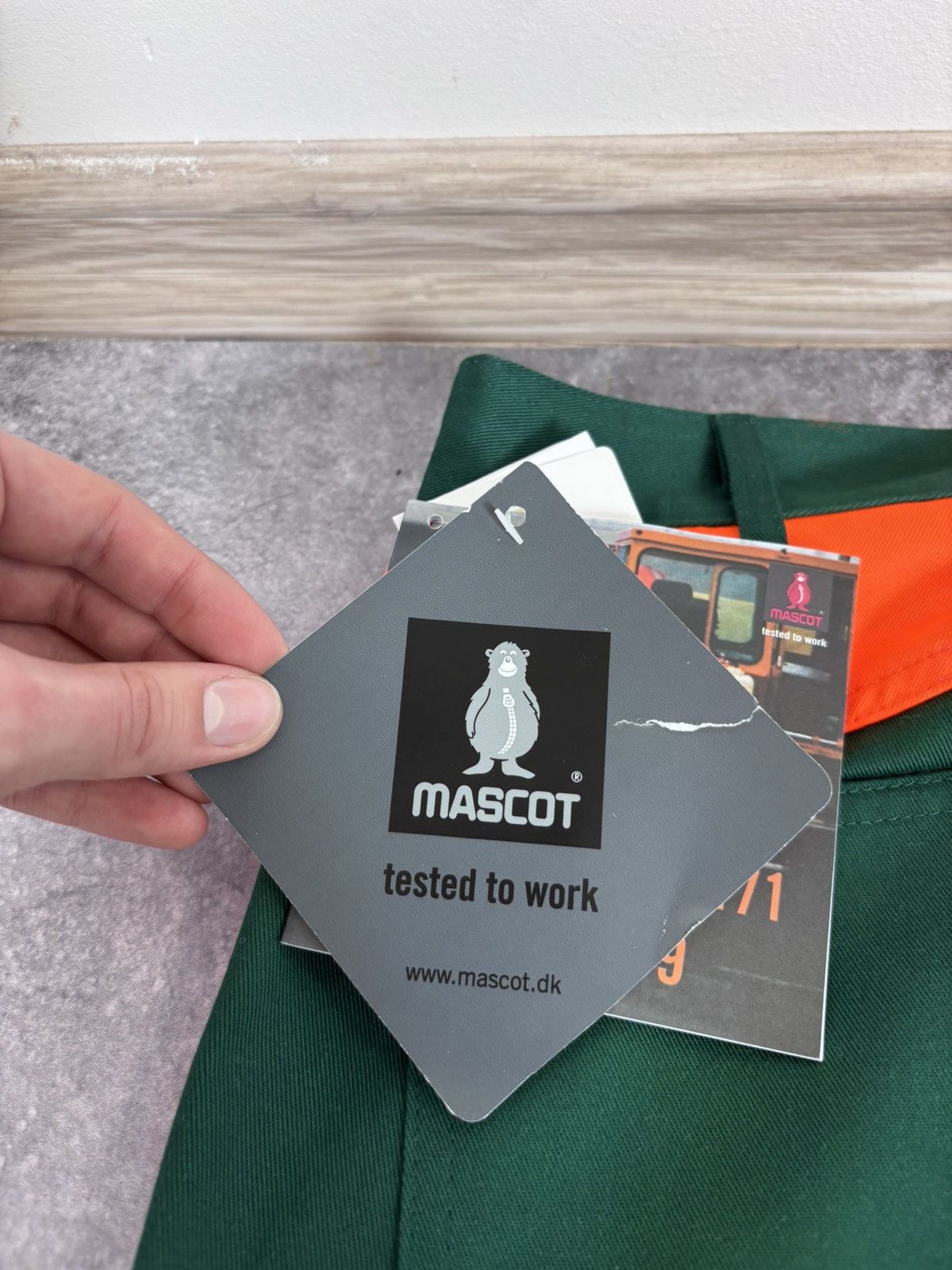 Other Mascot Men’s NWT Reflective Green/Orange Safety Work Pants Size US 32 / EU 48 - 21 Thumbnail